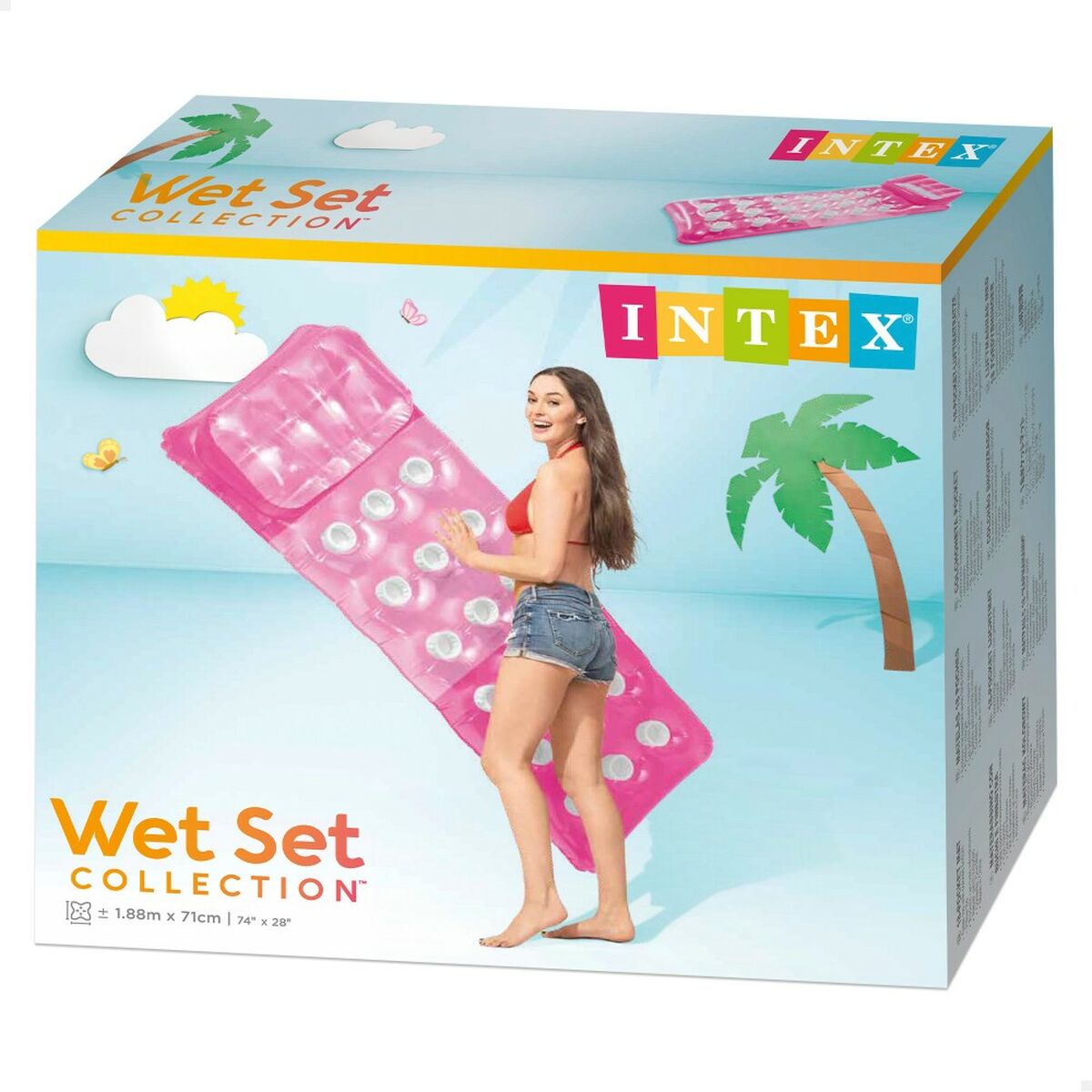 Luftmadrass Intex 18 Glas 188 x 30 x 71 cm - 2