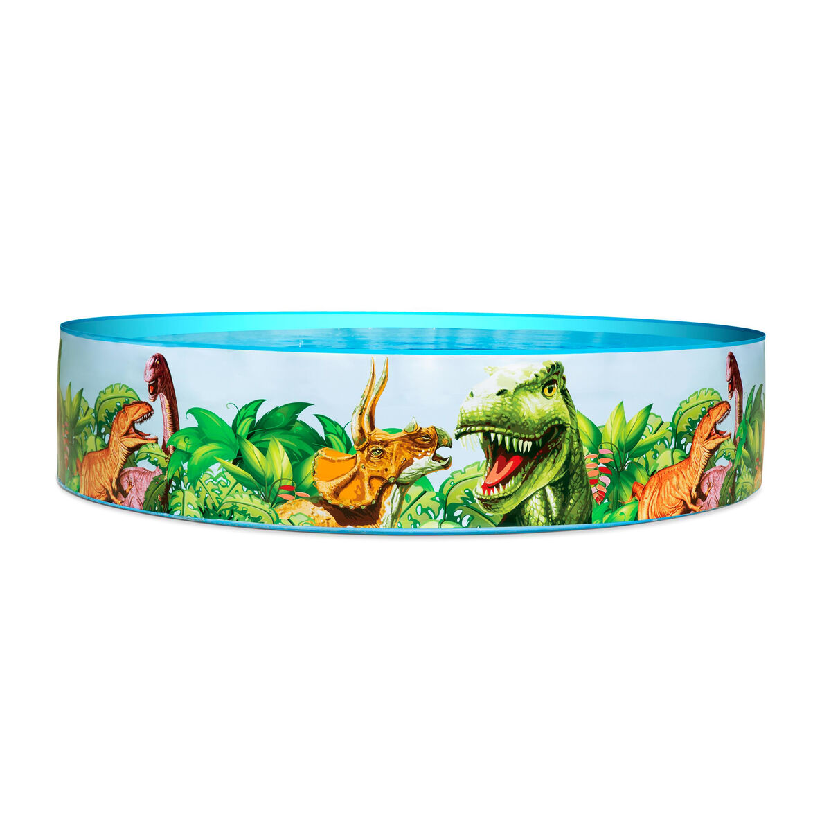 Bestway Hård Barnpool PVC Dinosaurier 183x38 cm +2 År Trädgård 55022 - 4