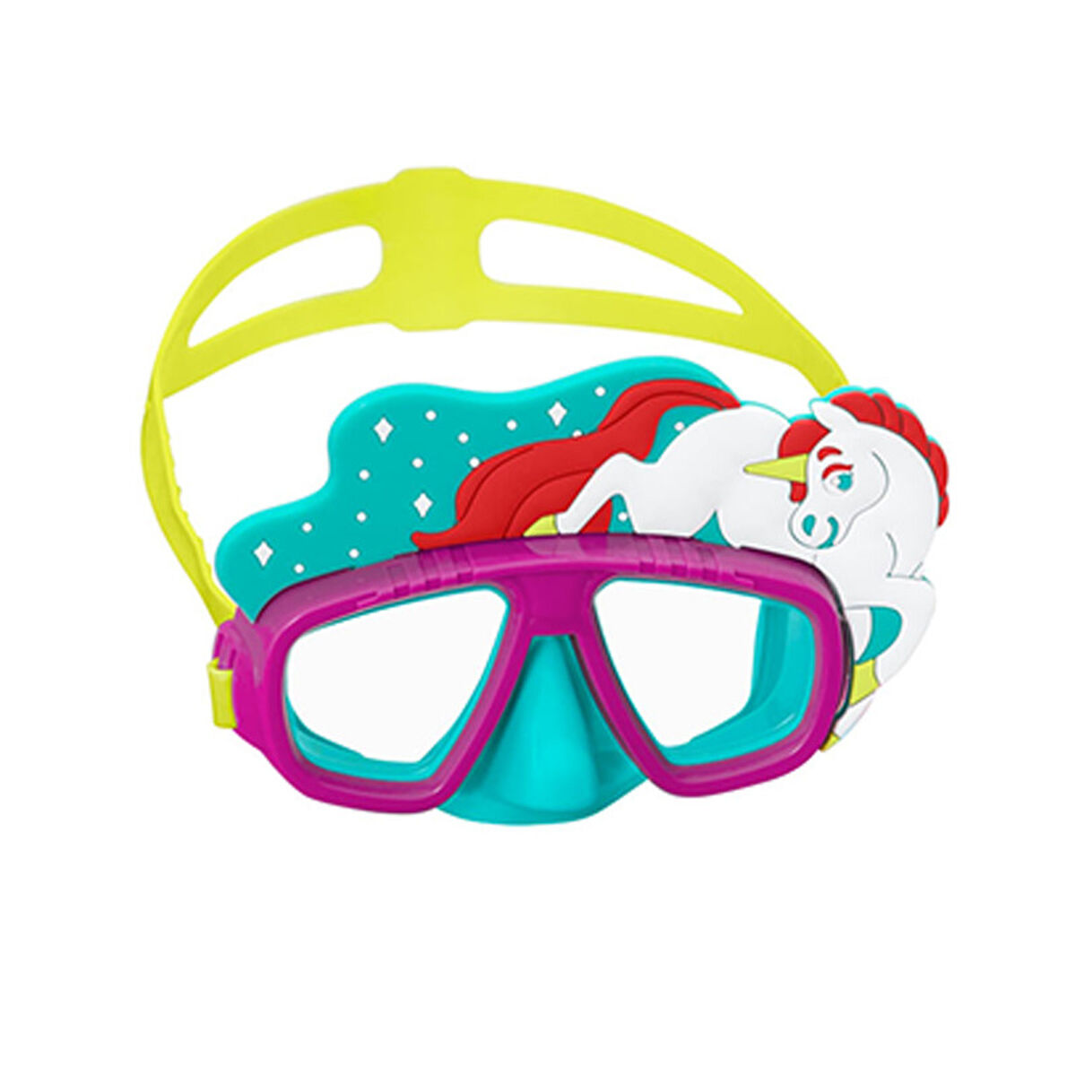 Bestway Dykmask Junior Anatomiskt Bälte Färg Blandat +7 År Strand och Pool 22059 - 2