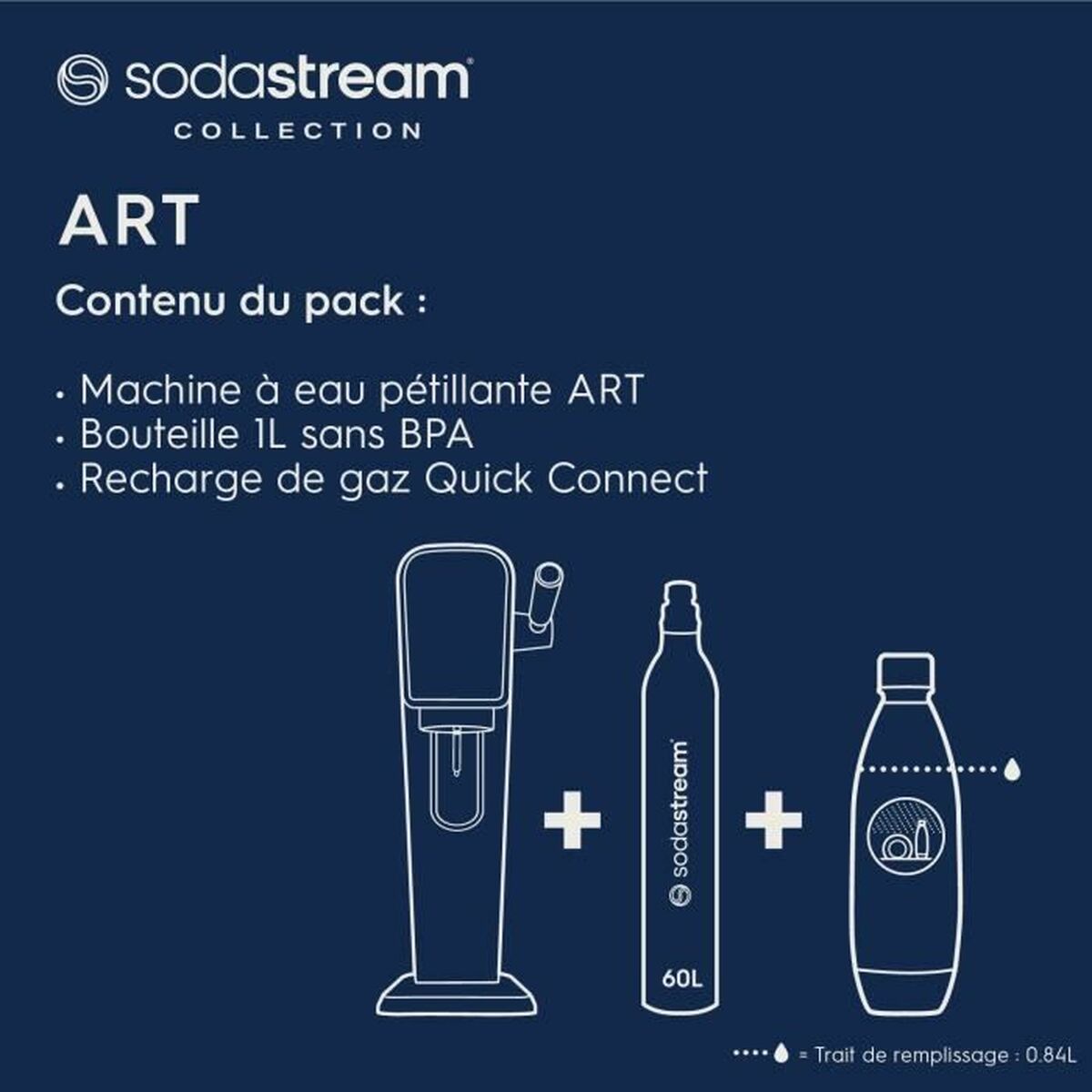 Sodamaskin sodastream ART Mandarine 1 L - 3