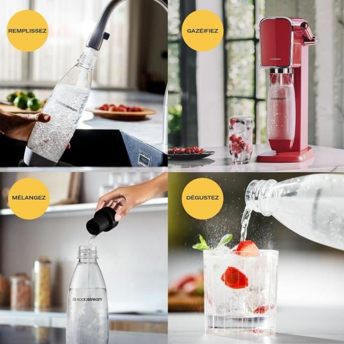Sodamaskin sodastream ART Mandarine 1 L - 6