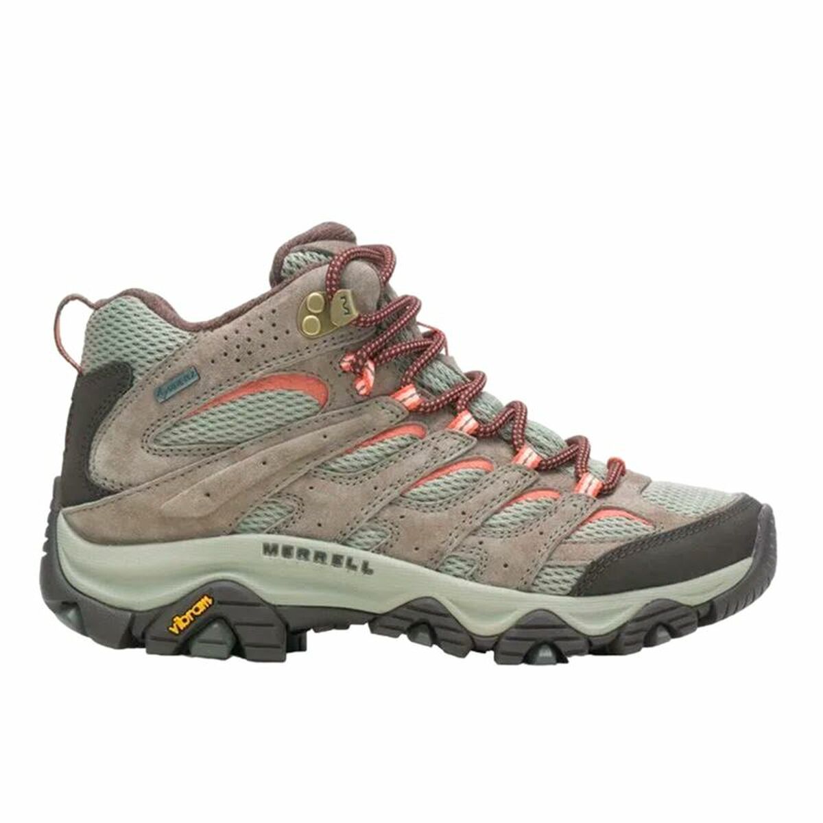 Vandring stövlar Merrell Moab 3 Mid GTX Brun Grön