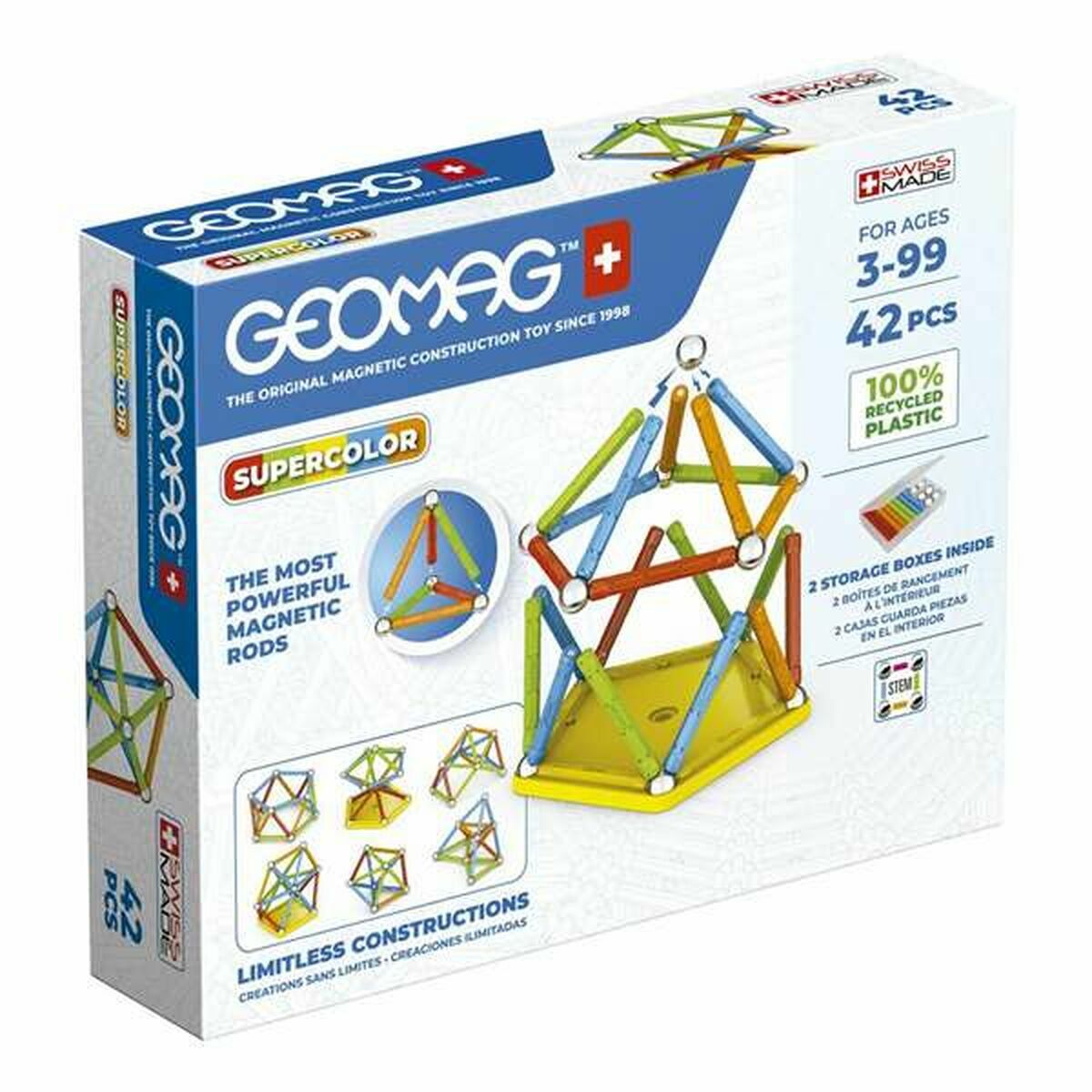 Utbildningsspel Geomag 42 Delar - 2
