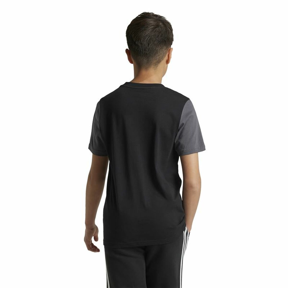T-shirt med kortärm Unisex Adidas Essentials Svart - 3