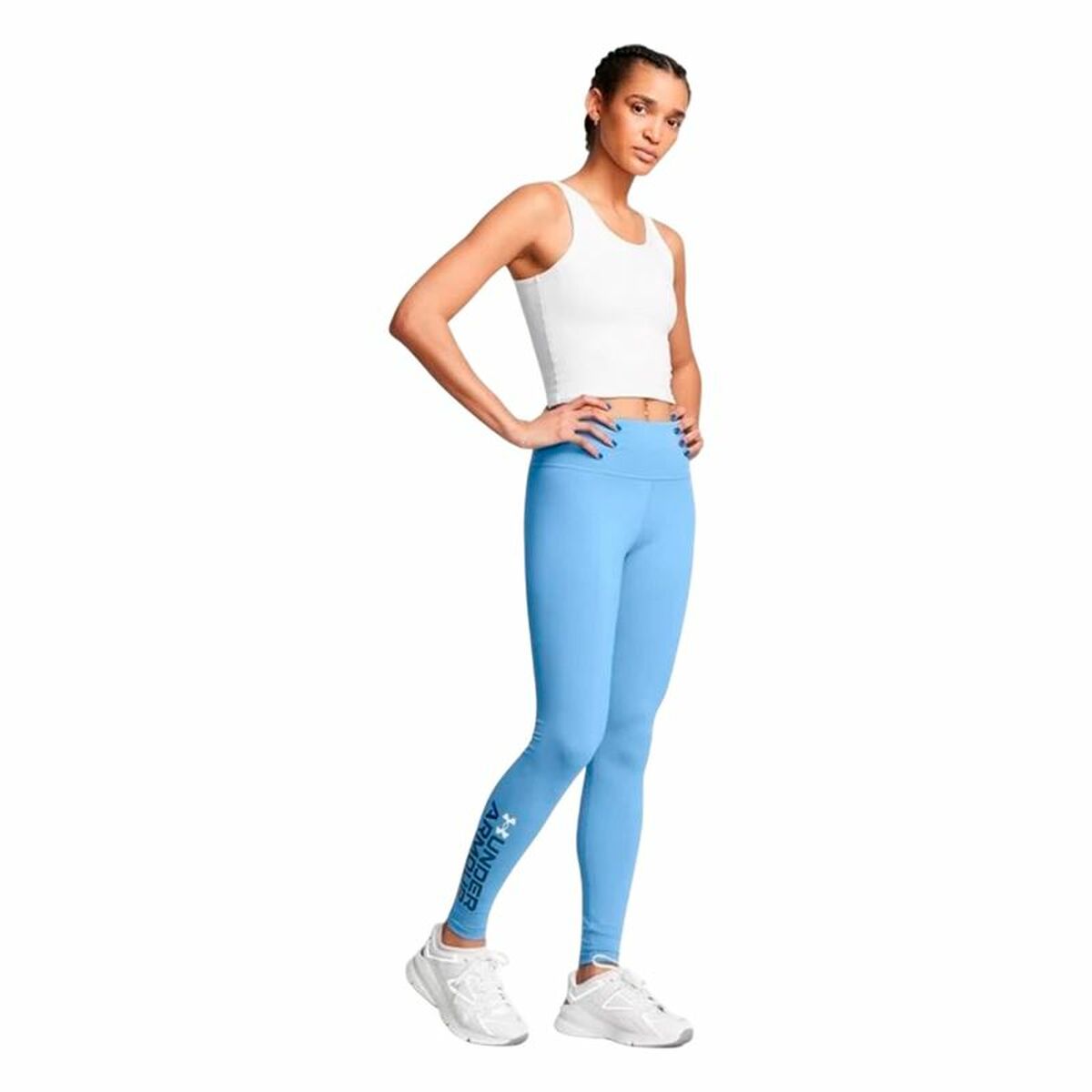 Sport-leggings, Dam Under Armour Campus Graphic Blå Indigo - 3