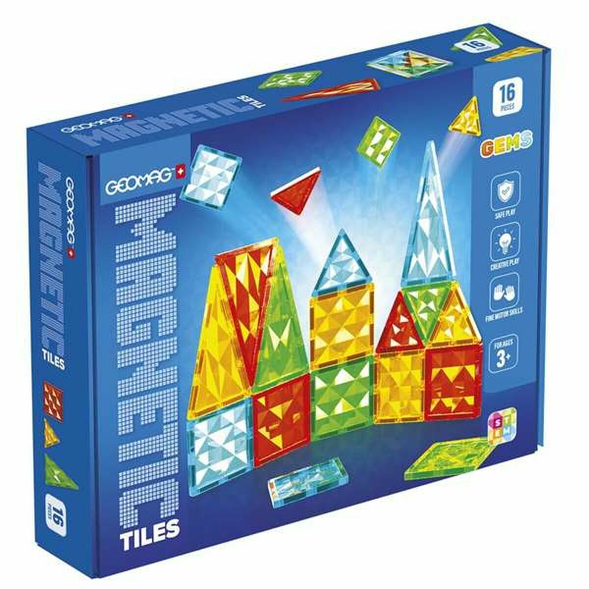 Utbildningsspel Geomag 16 Delar