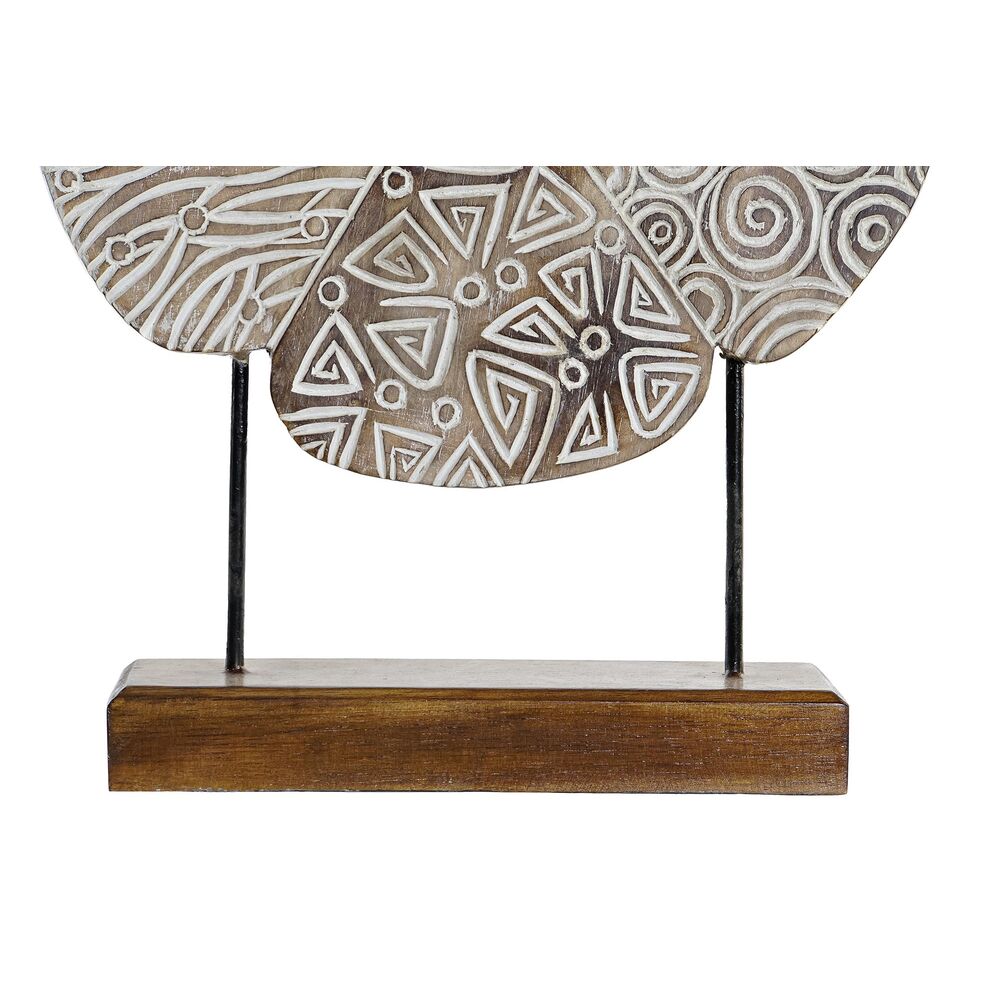 Prydnadsfigur DKD Home Decor Vit Brun Abstrakt 40 x 10 x 51 cm - 3