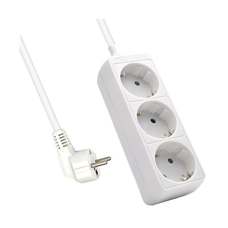 Ellist 3 Tomas-uttag utan brytare Ewent EW395 3680W
