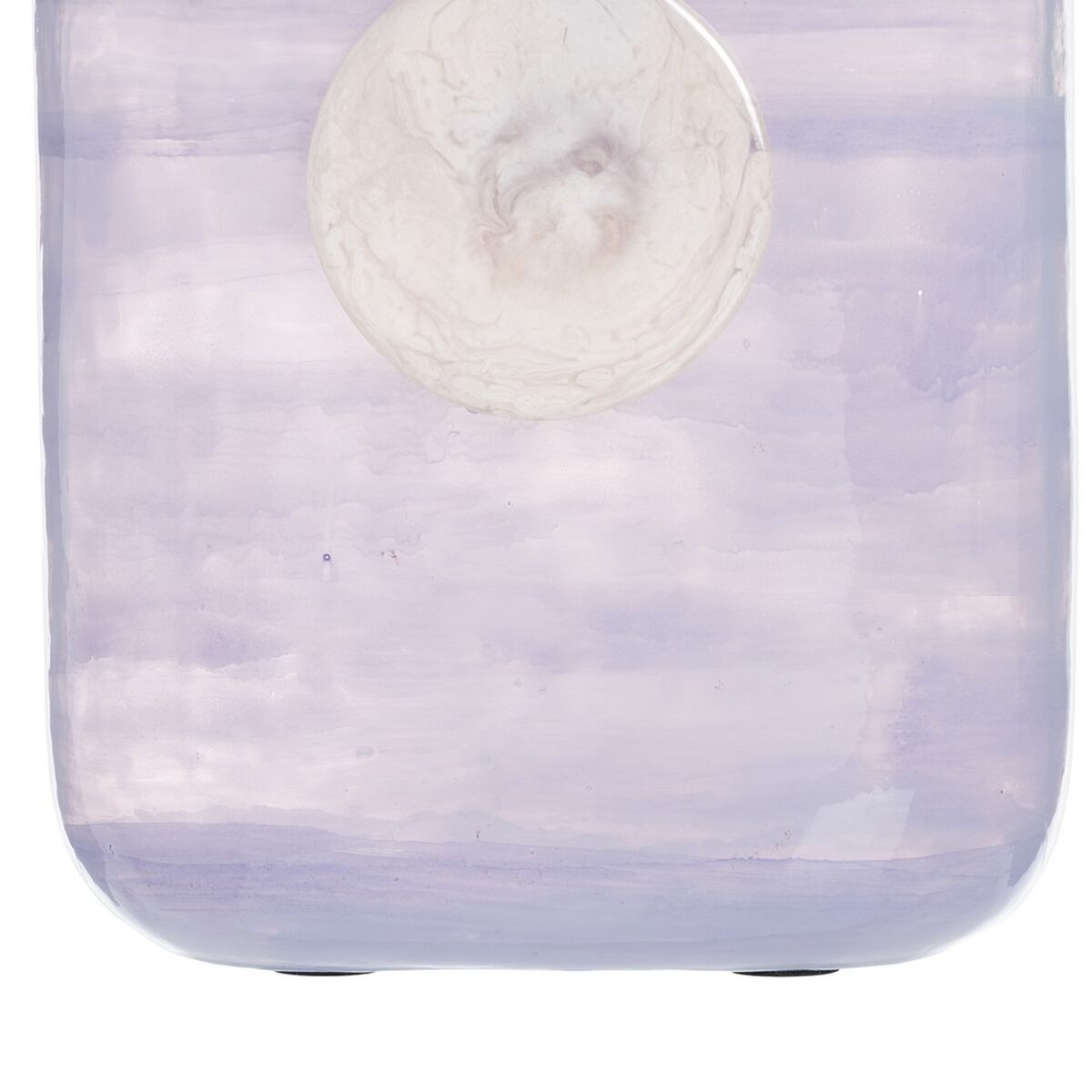 Vas Blå Vit Harts Glas 17 x 9 x 34 cm - 6