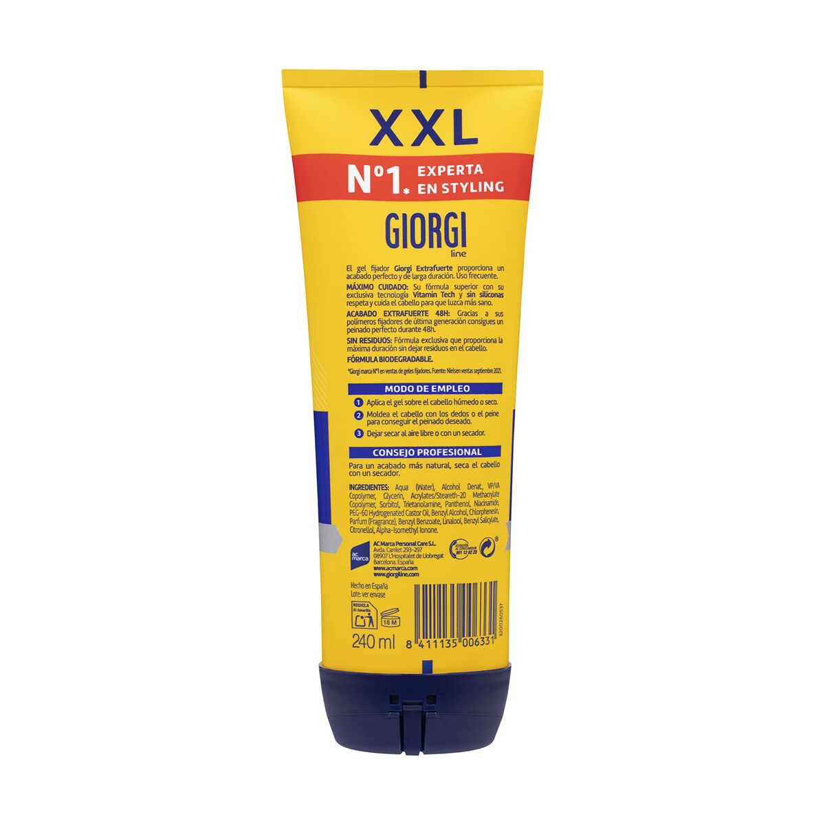Stylinggel Giorgi Nº3 240 ml - 2