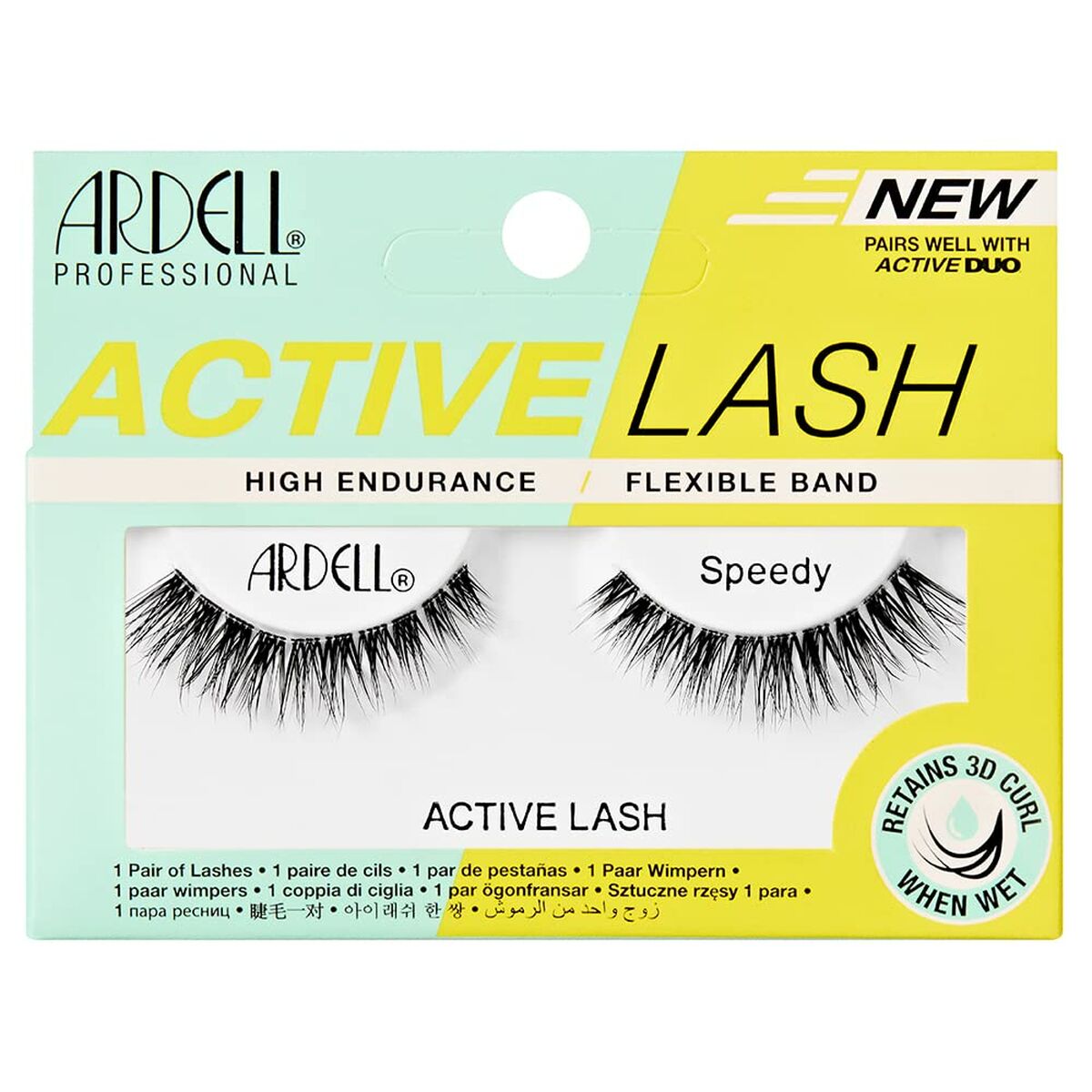 Set med falska ögonfransar Ardell Active Lashes Speedy - 2