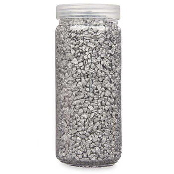 Dekorativa stenar Gift Decor Silvrig 2 - 5 mm 700 g 6,5 x 15,5 x 6,5 cm 6,2 x 15,3 x 6,2 cm 6,5 x 15,8 x 6,5 cm (12 antal)
