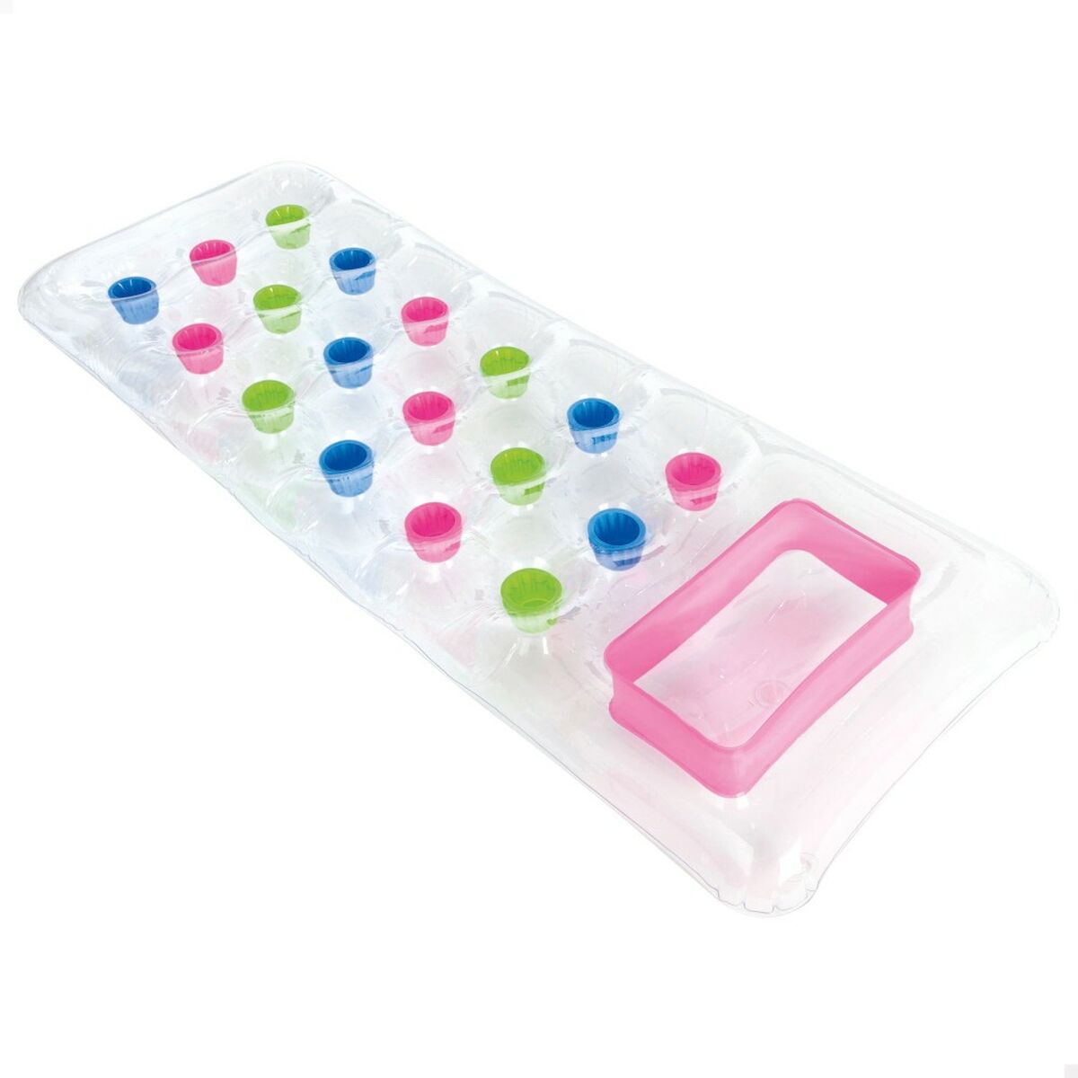 Luftmadrass Intex Transparent 18 Glas 188 x 17 x 71 cm - 5