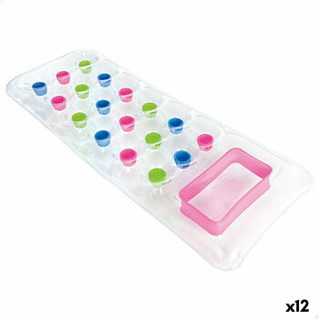 Luftmadrass Intex Transparent 18 Glas 188 x 17 x 71 cm