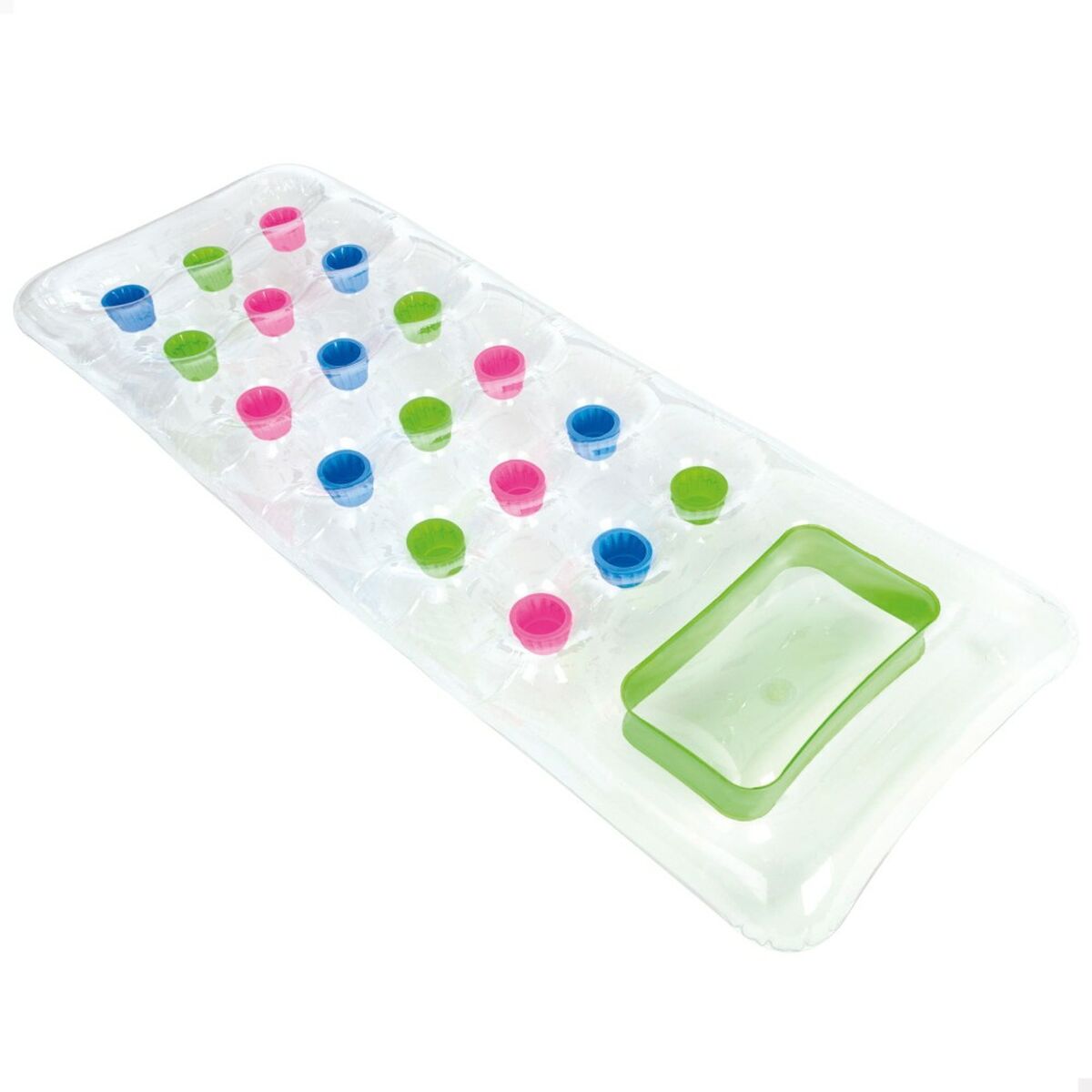 Luftmadrass Intex Transparent 18 Glas 188 x 17 x 71 cm - 4