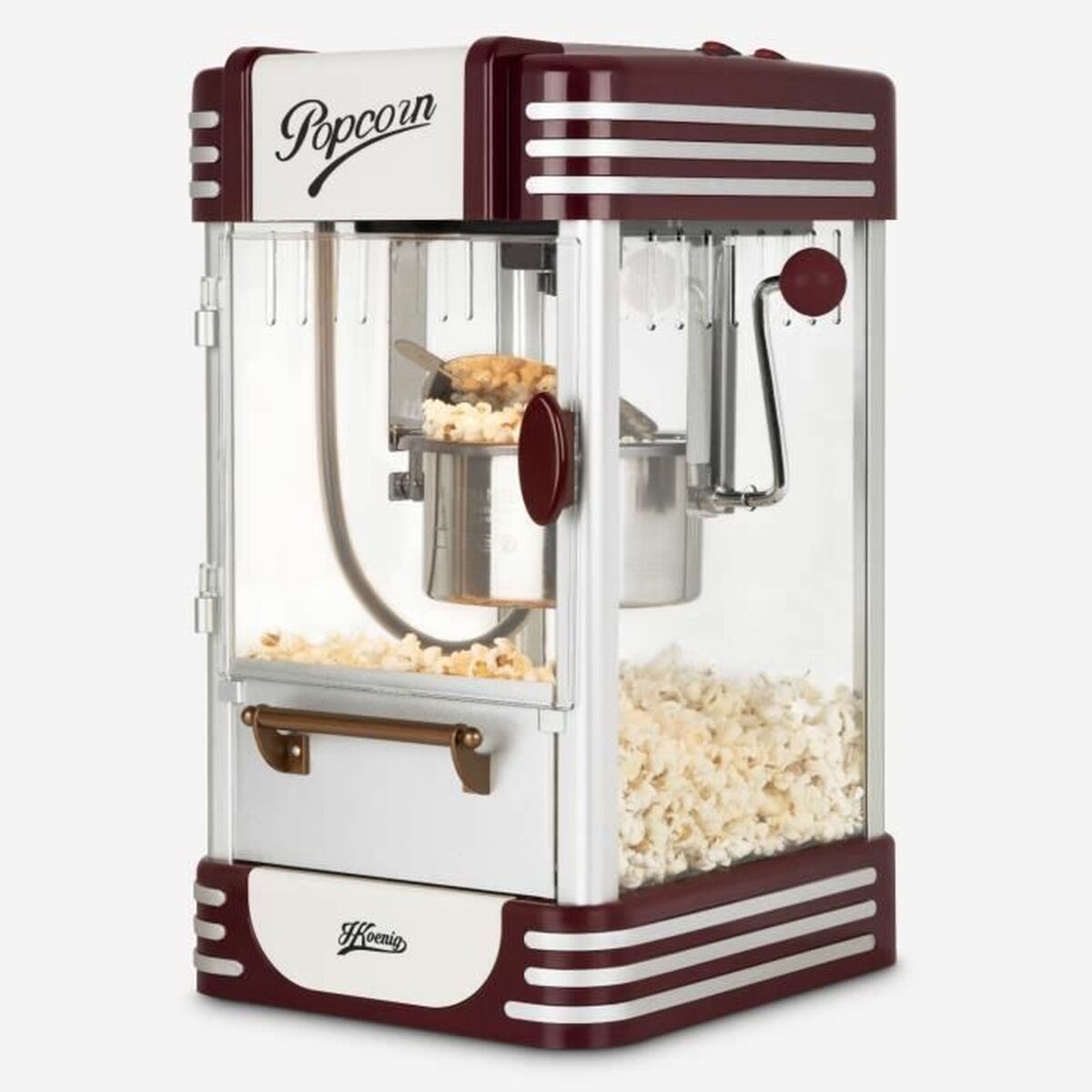 Popcornmaskin Hkoenig Rödbrun - 5