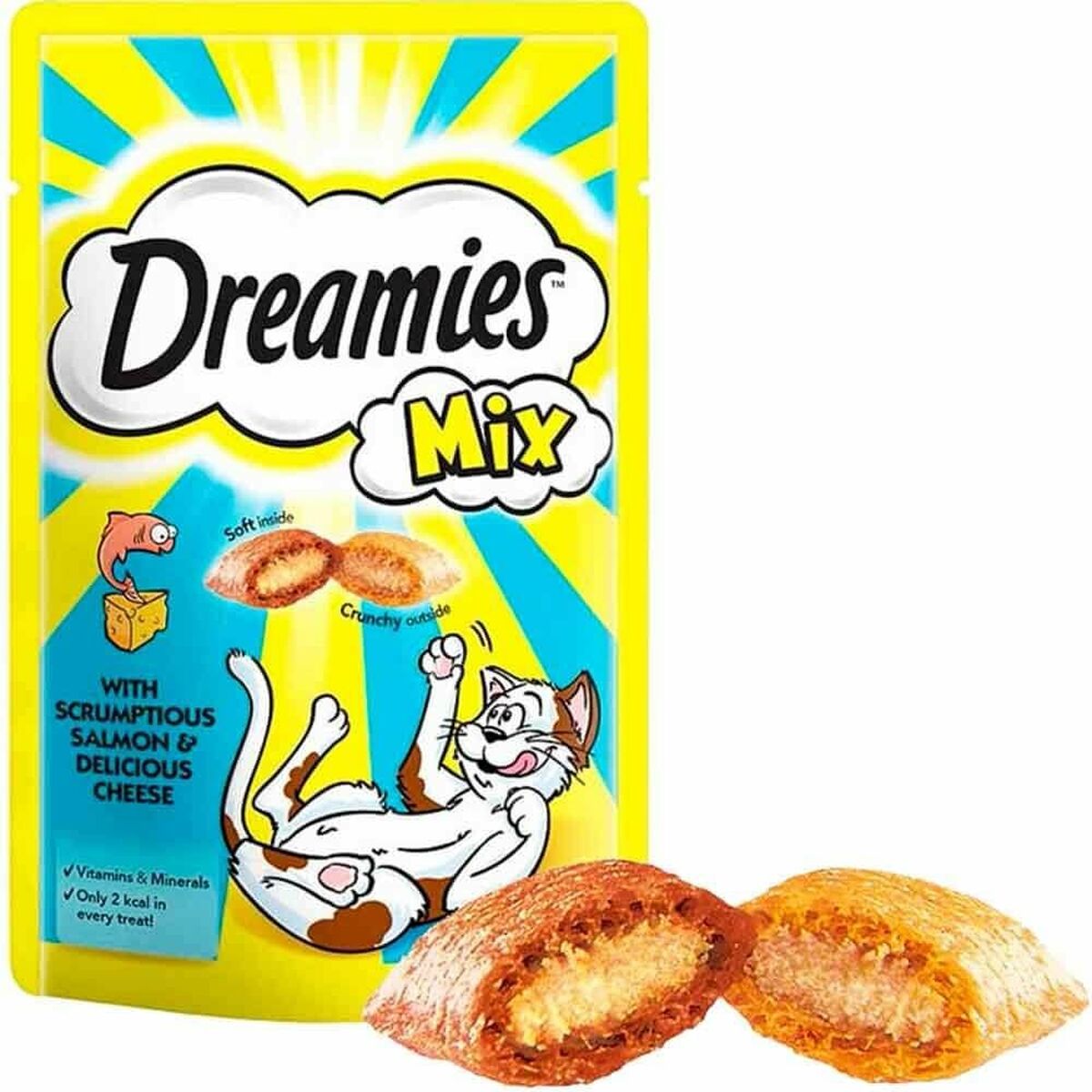 Snack for Cats Dreamies Lax Ost 60 g - 2