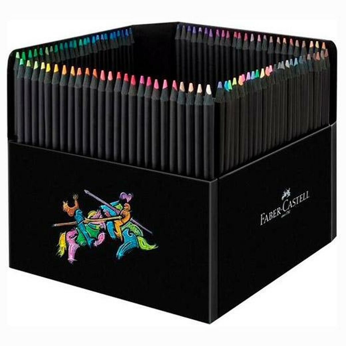 Färgpennor Faber-Castell Black Edition Multicolour (6 antal) - 2