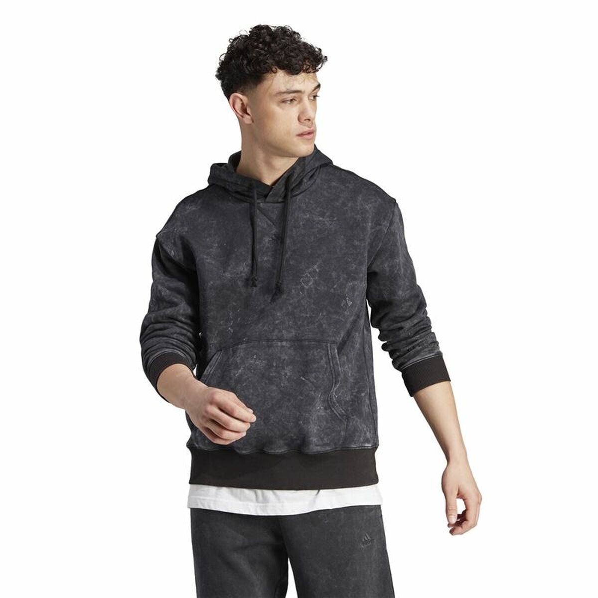 Tröja med huva Herr Adidas All Szn Svart Grå - 2