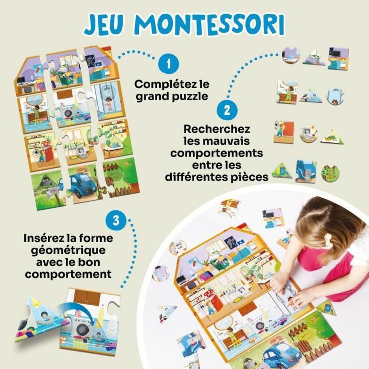 Pussel Adventerra Montessori - 3