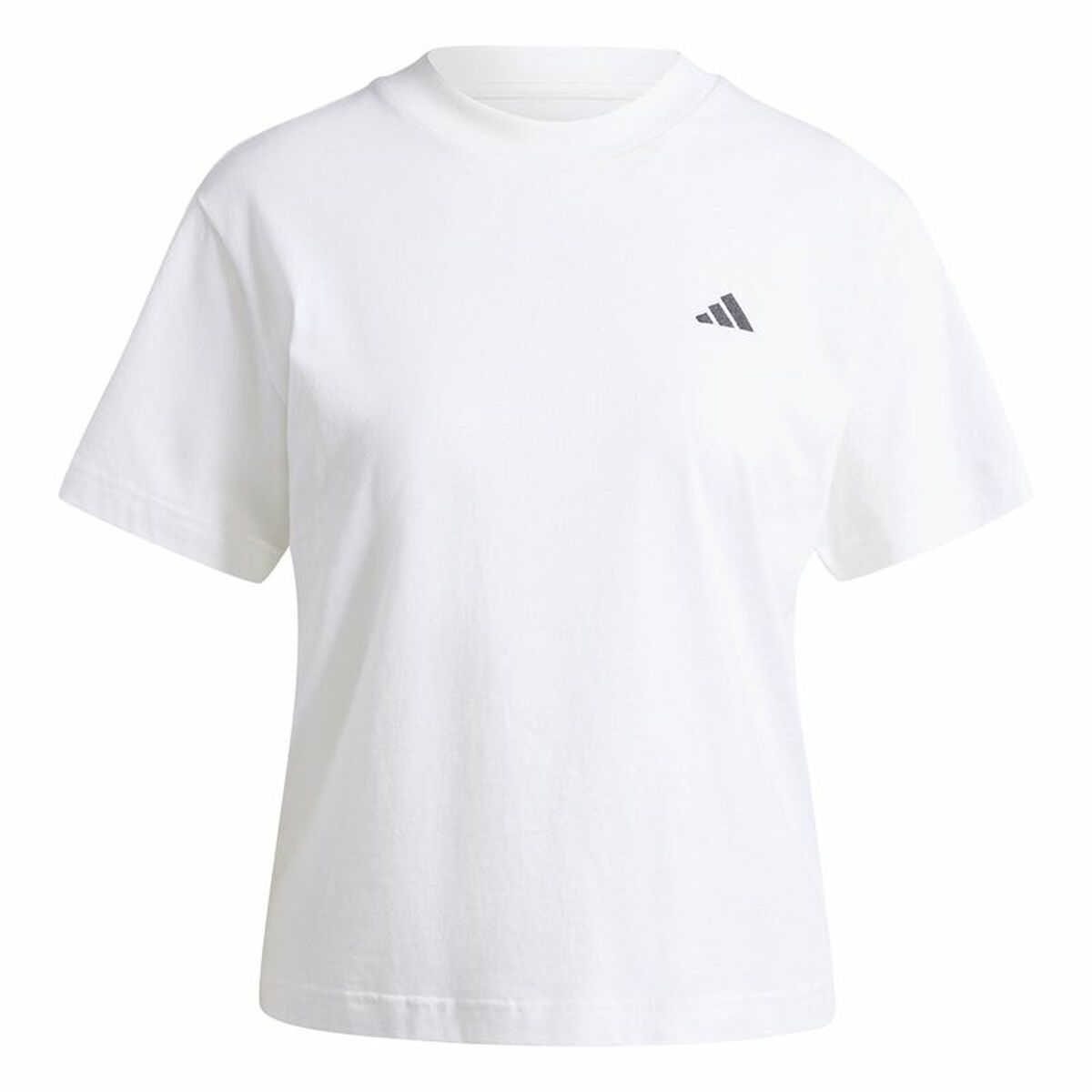 T-shirt med kortärm Dam Adidas Essentials Vit