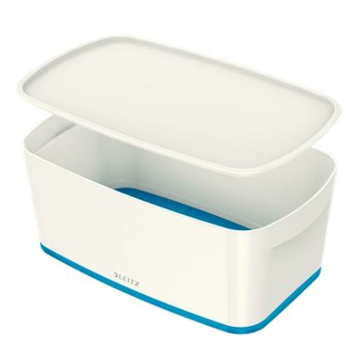Förvaringslåda Leitz MyBox WOW Med lock Blå Liten Vit ABS 31,8 x 12,8 x 19,1 cm - 2