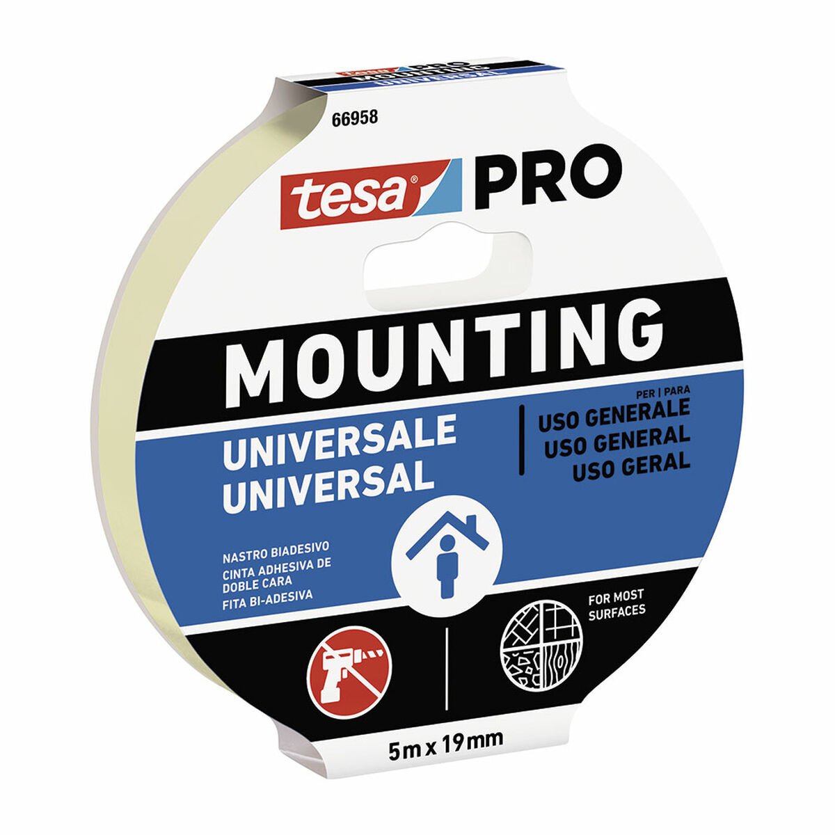 Självhäftande band TESA Mounting Pro Dubbelsidig 19 mm x 5 m - 3
