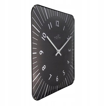 Väggklocka Nextime Svart 35 x 35 cm