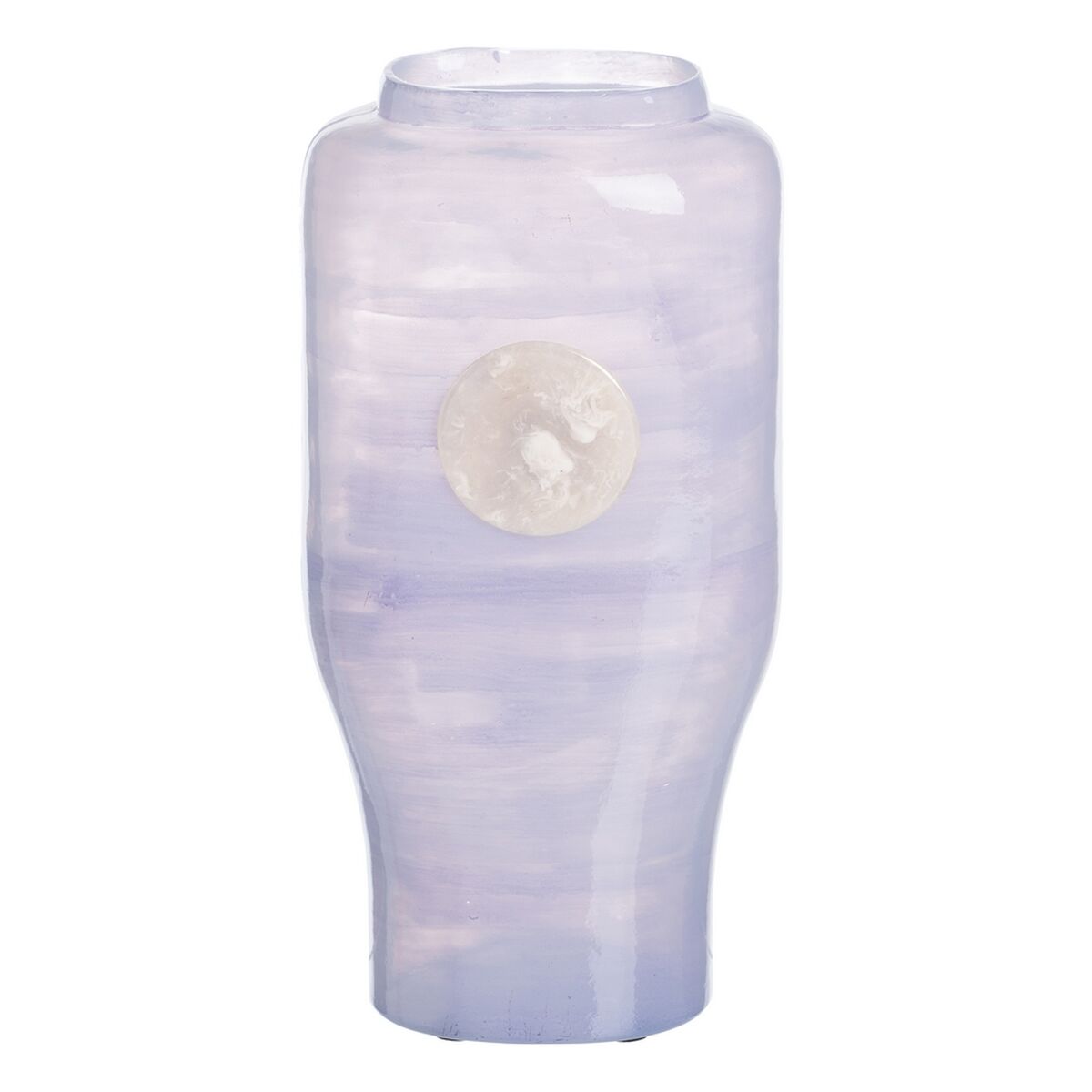 Vas Blå Vit Harts Glas 15 x 9 x 31 cm