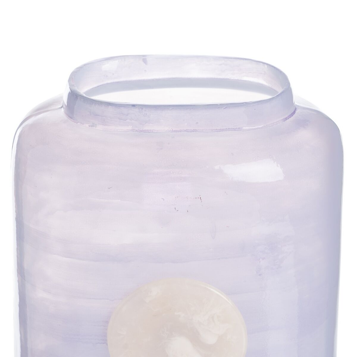Vas Blå Vit Harts Glas 15 x 9 x 31 cm - 2
