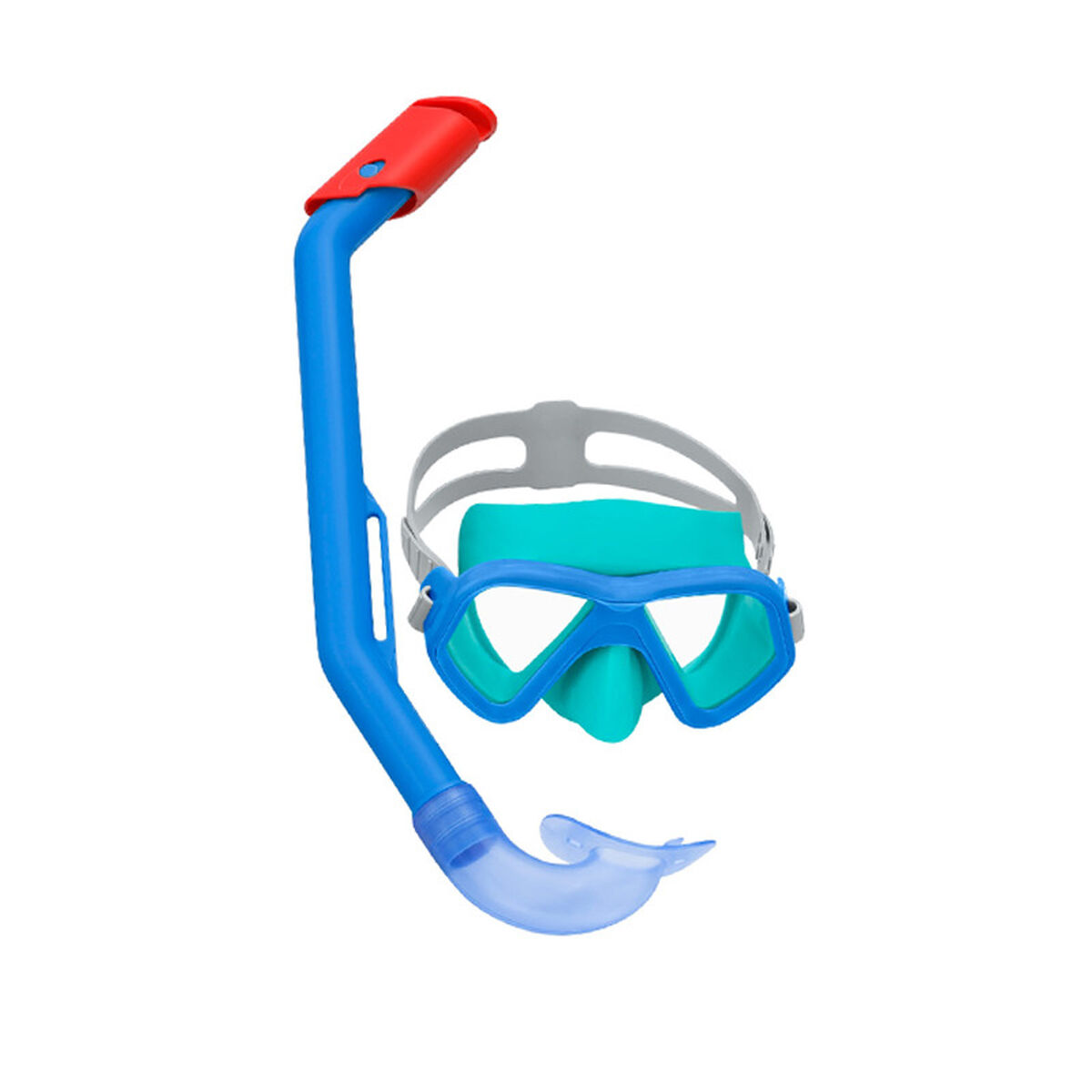 Bestway Uppsättning Mask och Rör Barn Anatomiskt Band Blandad Färg +3 År Strand och Pool 24018 - 3