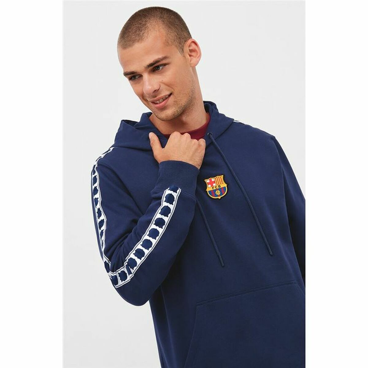 Tröja med huva Herr F.C. Barcelona Marinblå - 14