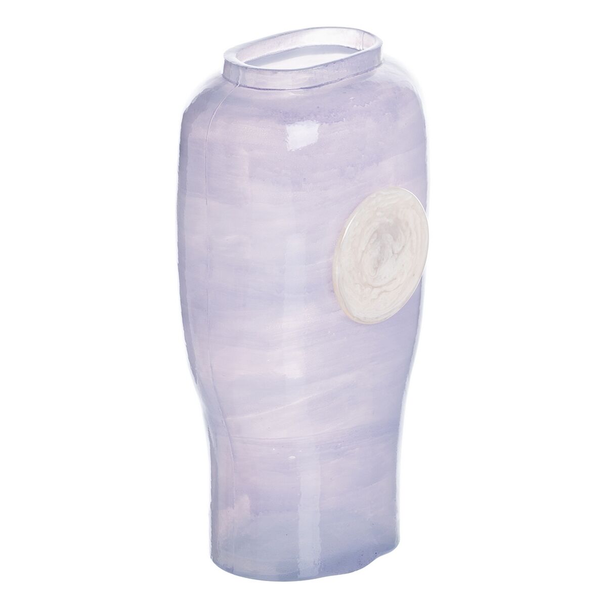 Vas Blå Vit Harts Glas 12 x 9 x 25 cm - 3