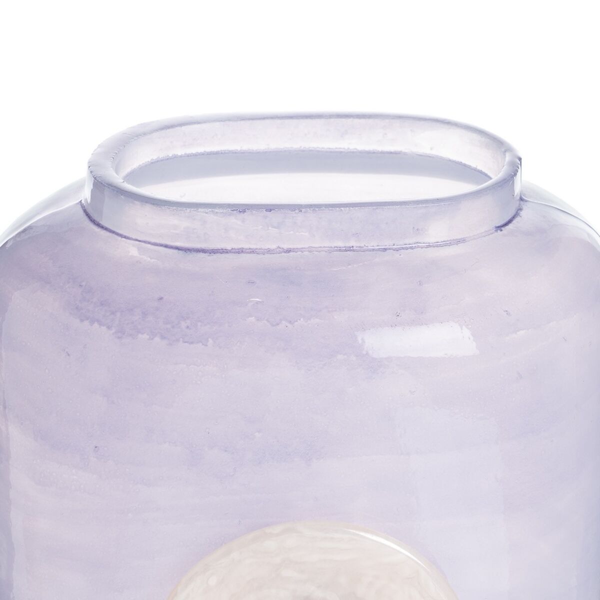 Vas Blå Vit Harts Glas 12 x 9 x 25 cm - 4