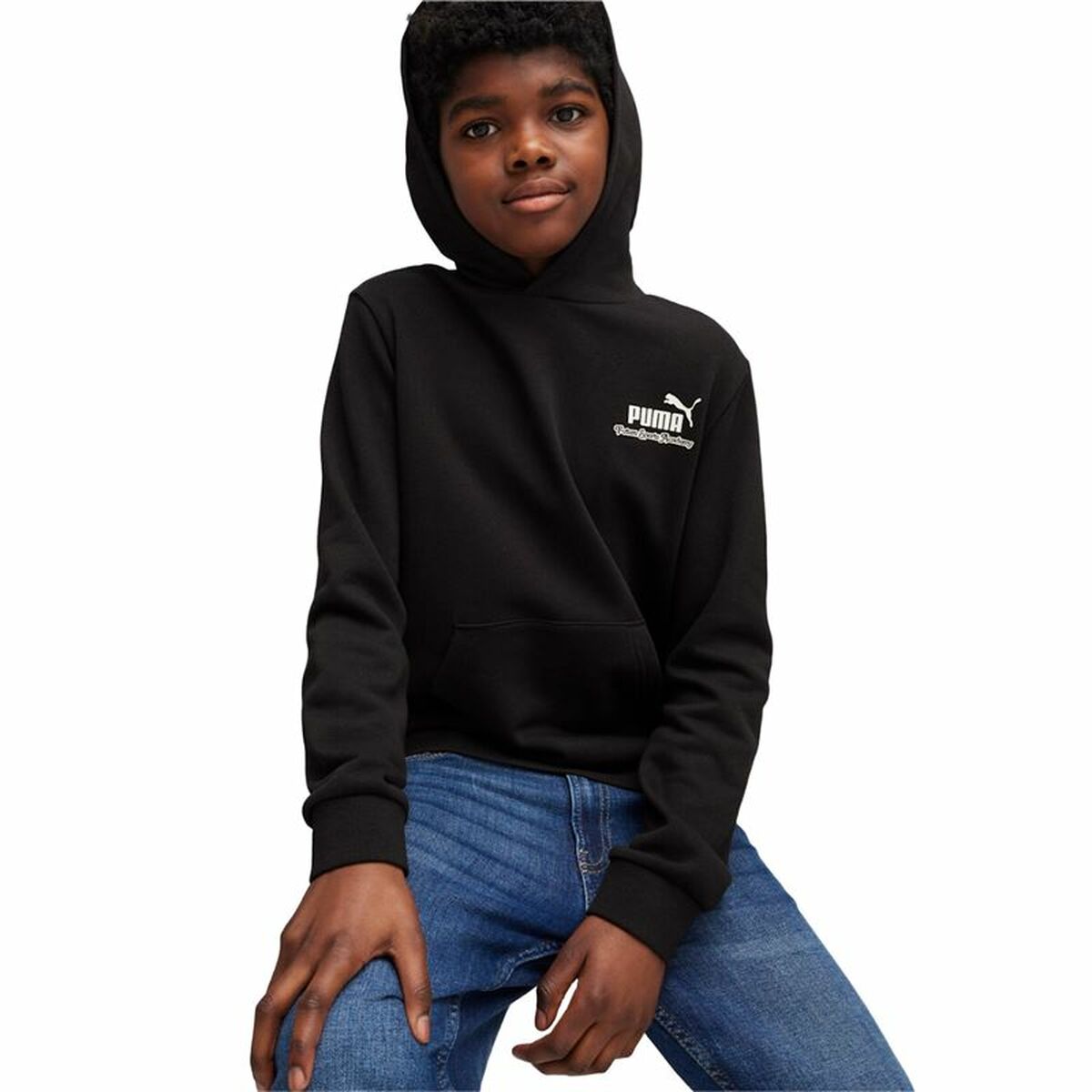 Tröja med huva Unisex Puma ESS+ MID 90s - 3
