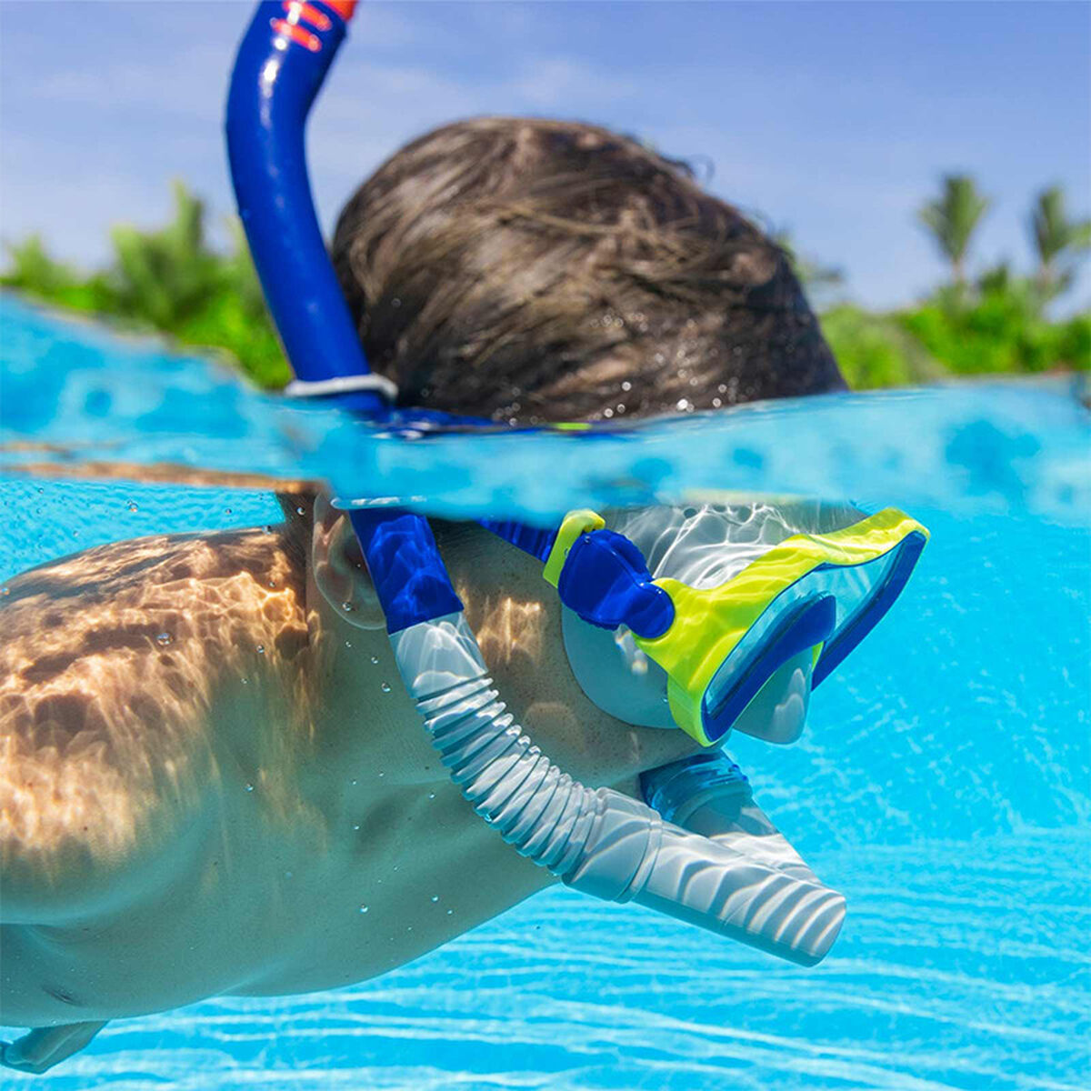 Bestway Vuxen Mask och Rörset Purgventil Blandade Färger +14 År Strand och Pool 24021 - 6