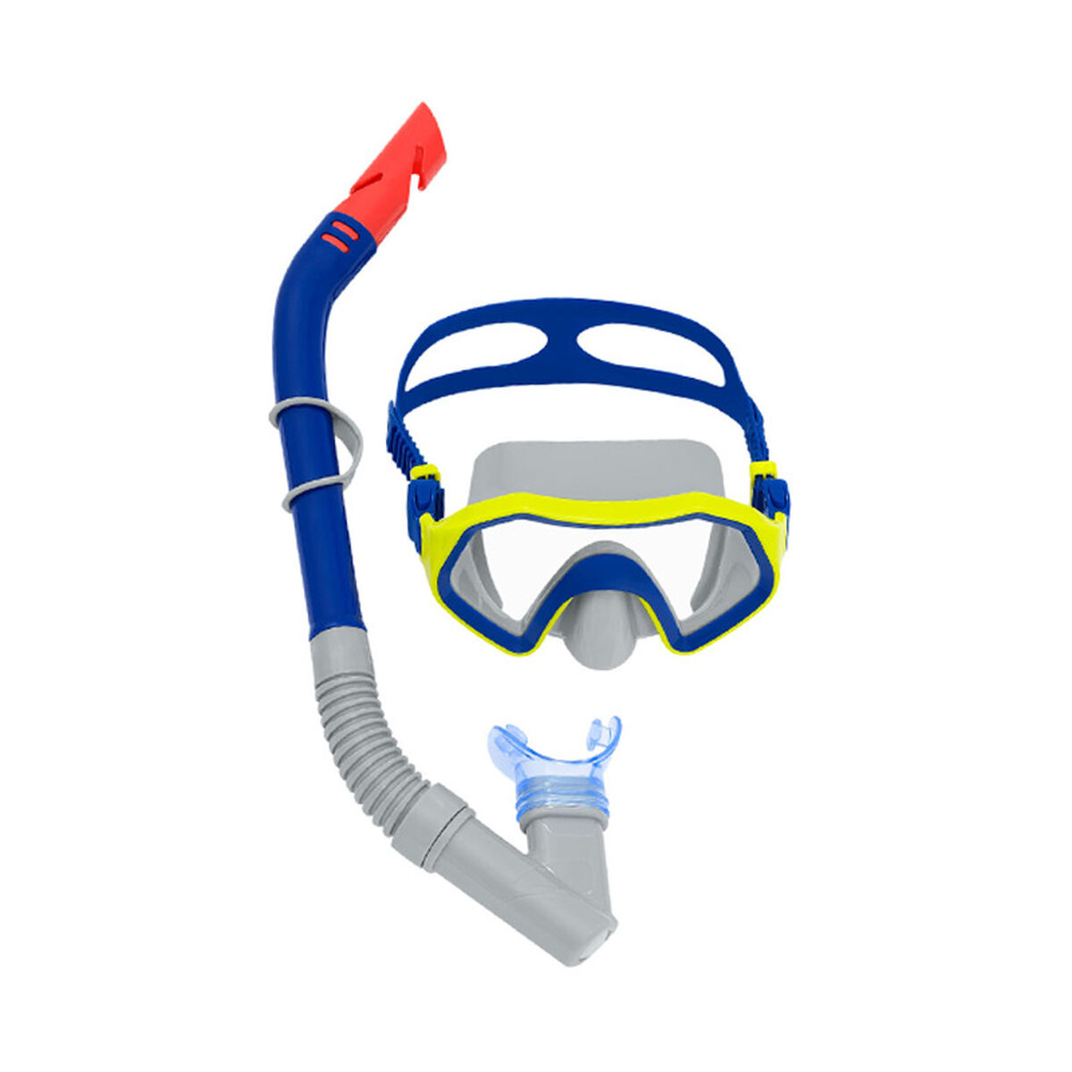 Bestway Vuxen Mask och Rörset Purgventil Blandade Färger +14 År Strand och Pool 24021 - 3