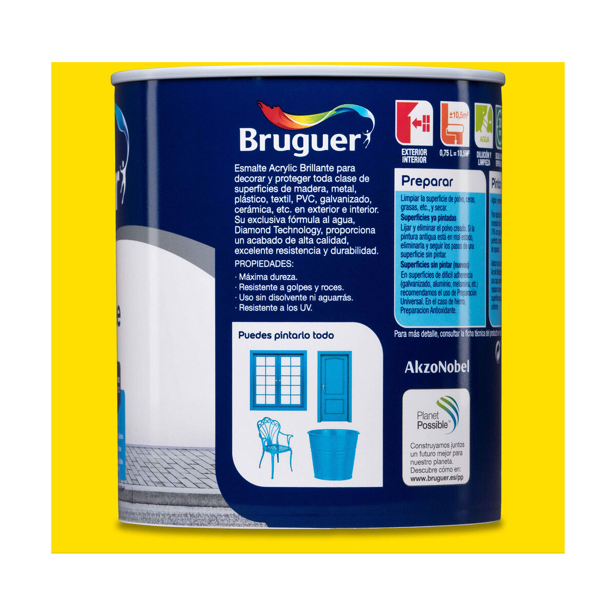Fernissa Bruguer 5057541 Gul 750 ml Ytlack - 2