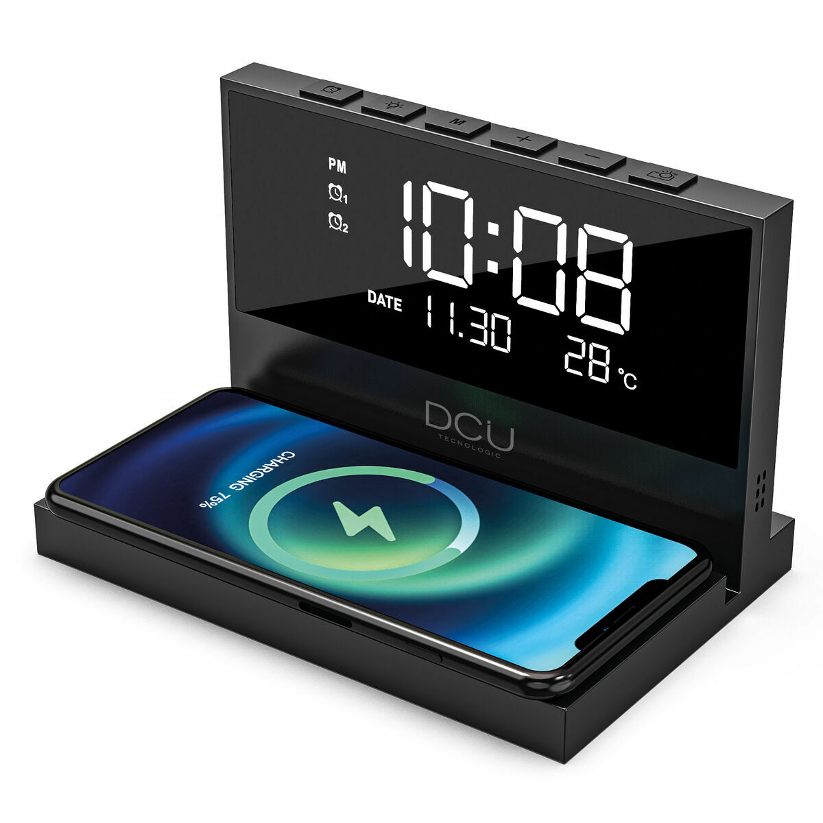 Väckarklocka DCU 37300830 Svart