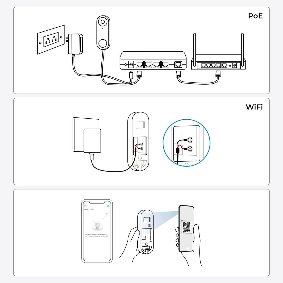 Smart interntelefon med video Reolink D340W Vit Svart - 3