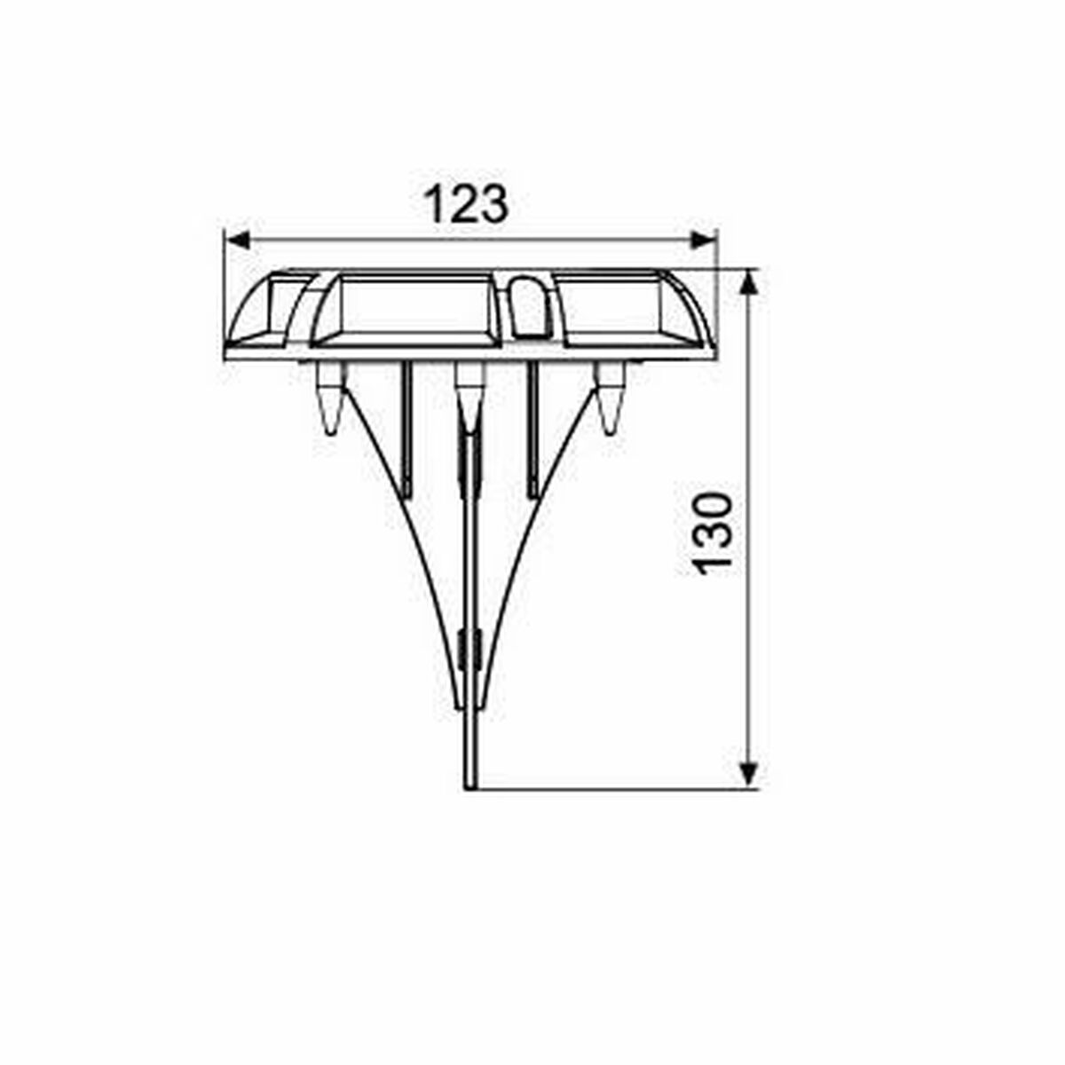 solcellslampo Galix Golv Aluminium - 2