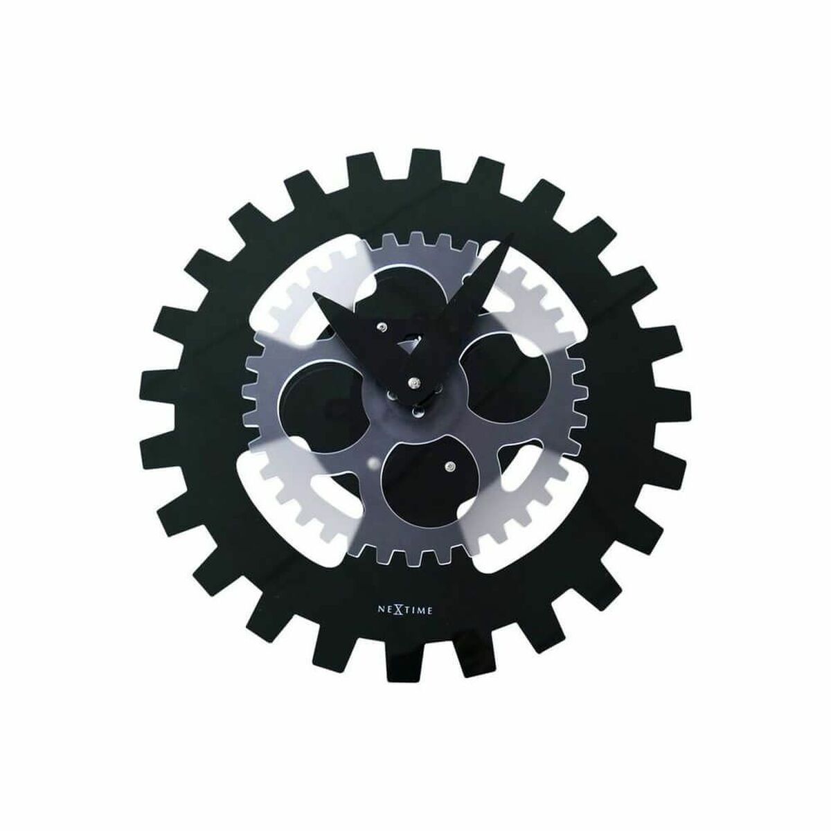 Väggklocka Nextime Svart 35 cm