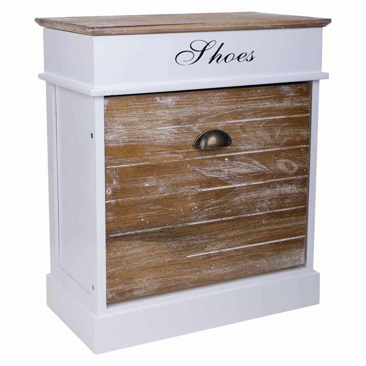 Skoställ Alexandra House Living Vit 28 x 58 x 50 cm 1 låda