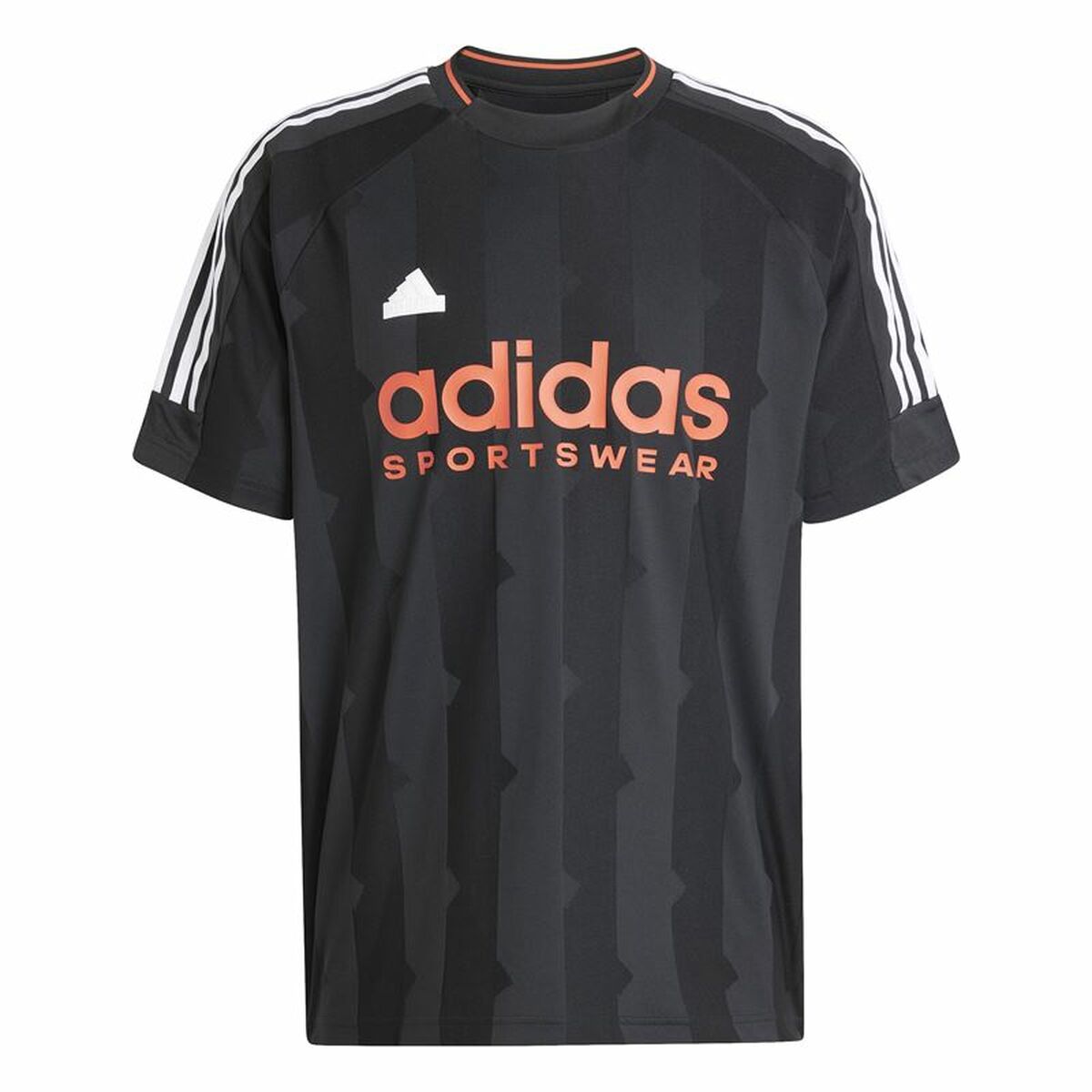 T-shirt med kortärm Herr Adidas House Of Tiro Jacquard Jersey Svart