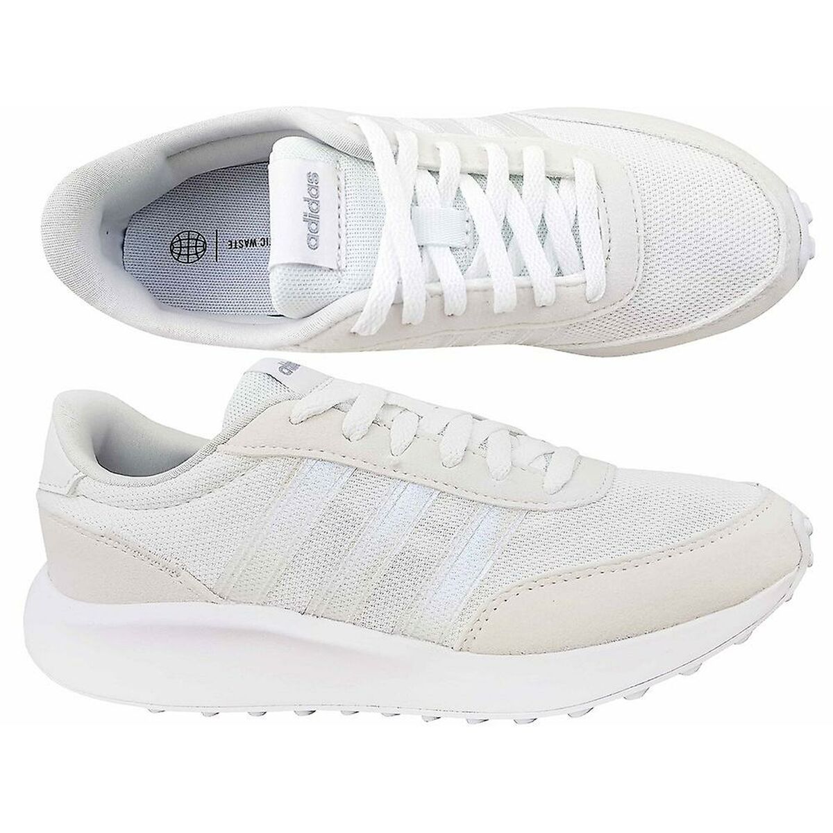 Gymnastiksko, Dam Adidas 70S K HR0295 Vit - 3
