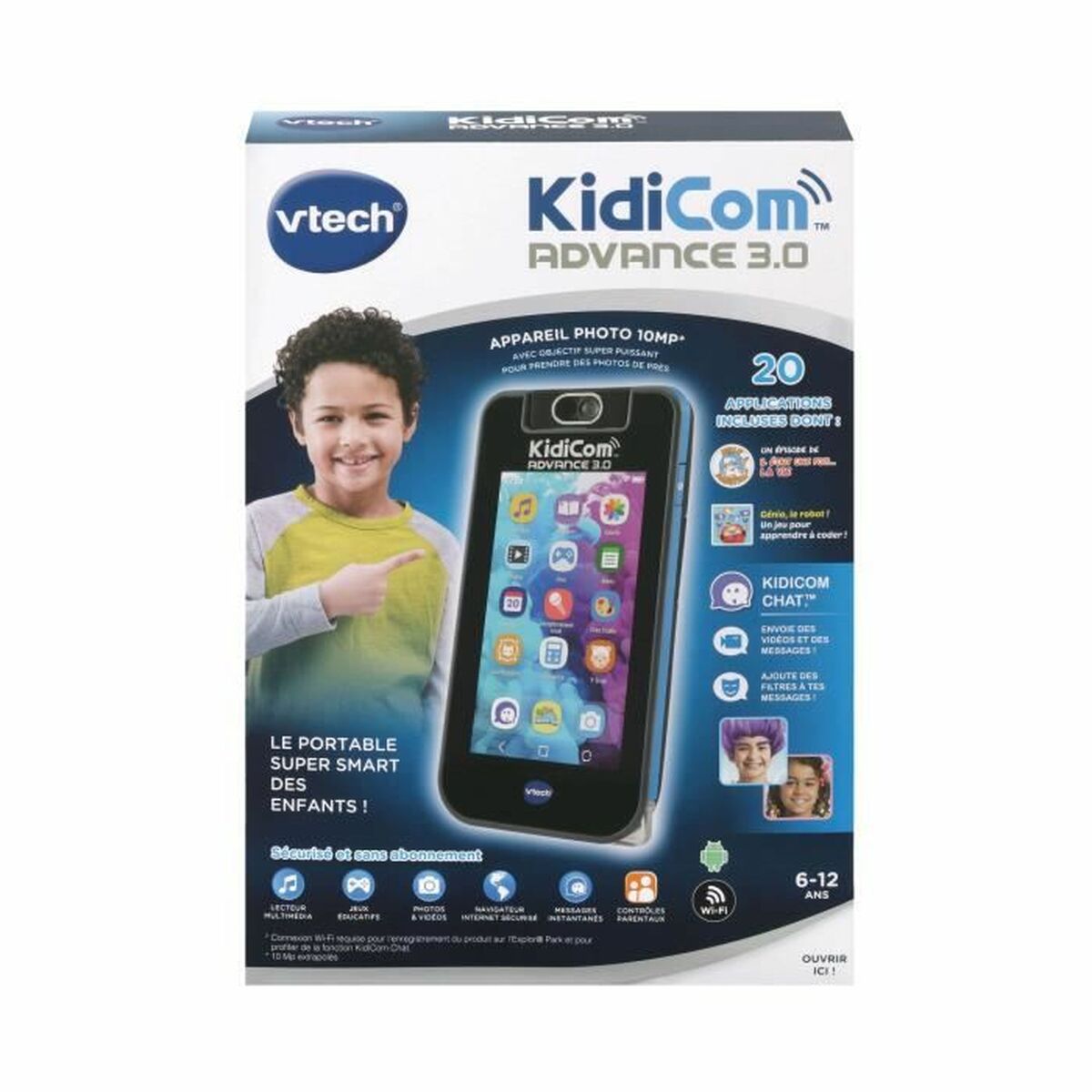 Interaktiv telefon Vtech Kidicom Advance 3.0 Black - 3