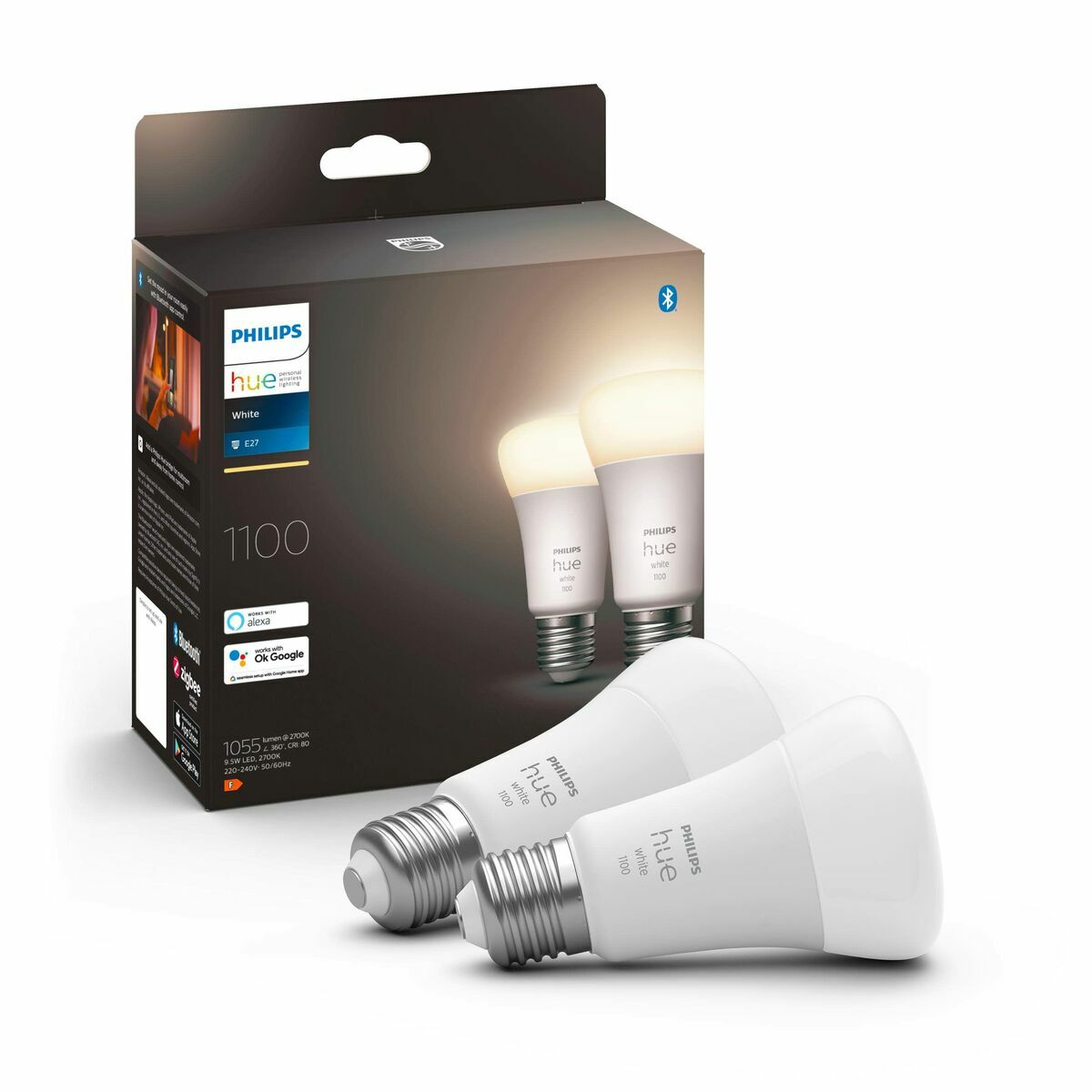 Smart-Lampa Philips 8719514289192A Vit F E27 (2700k) - 3