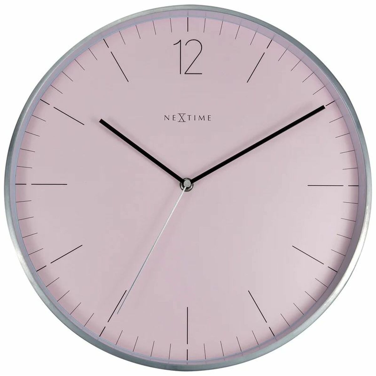 Väggklocka Nextime Grå Rosa 34 cm