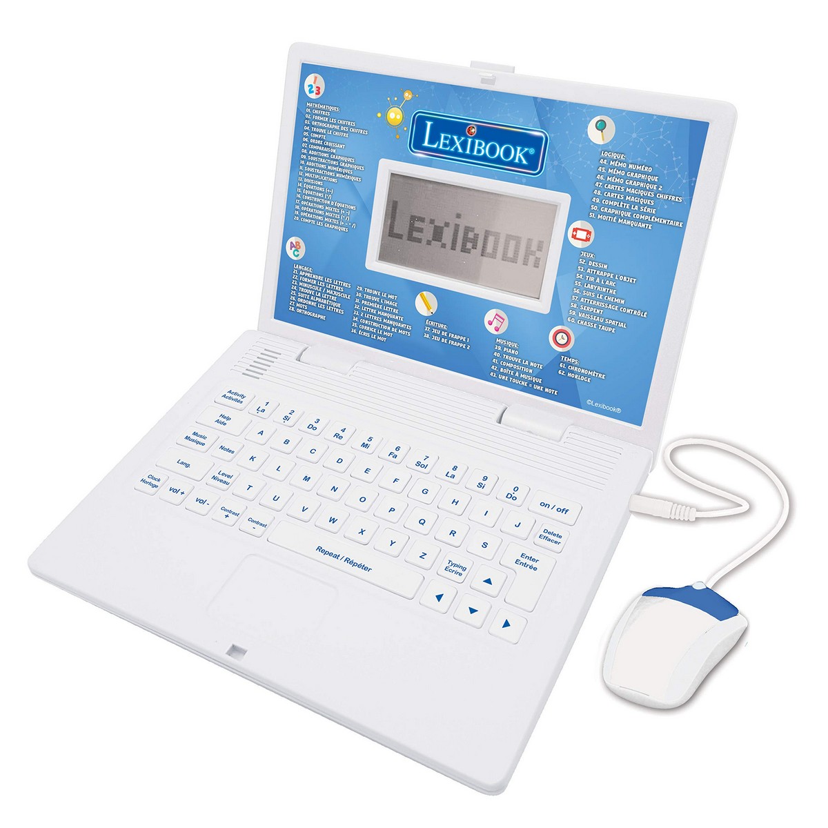 Bärbar dator Lexibook JC598i1_01 Barn Interaktiv leksak FR-EN