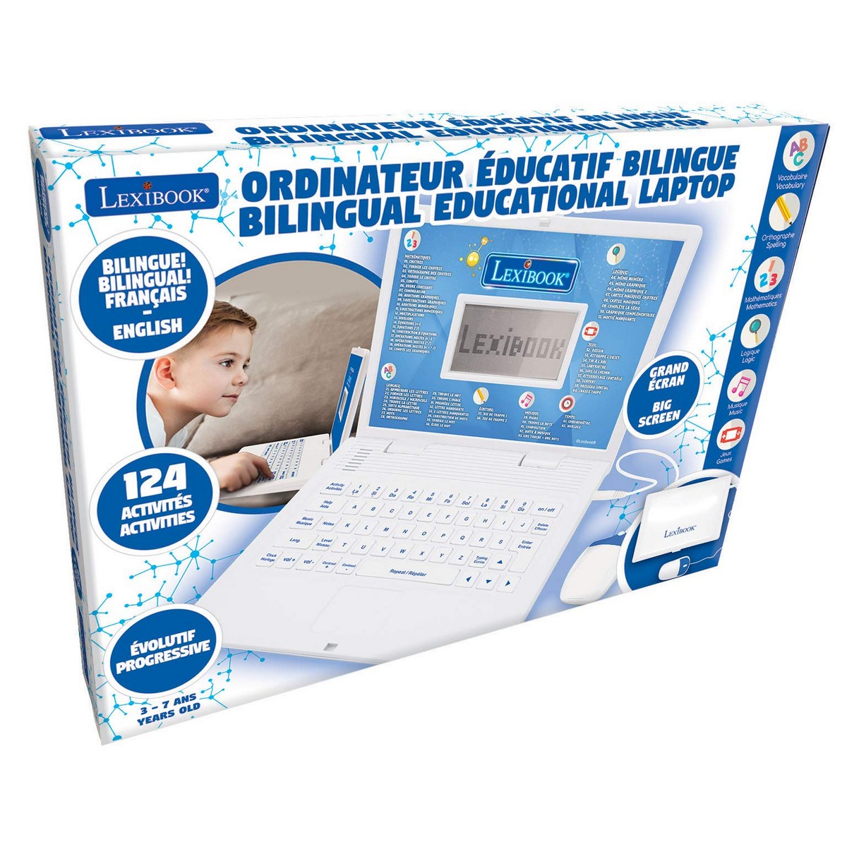 Bärbar dator Lexibook JC598i1_01 Barn Interaktiv leksak FR-EN - 6